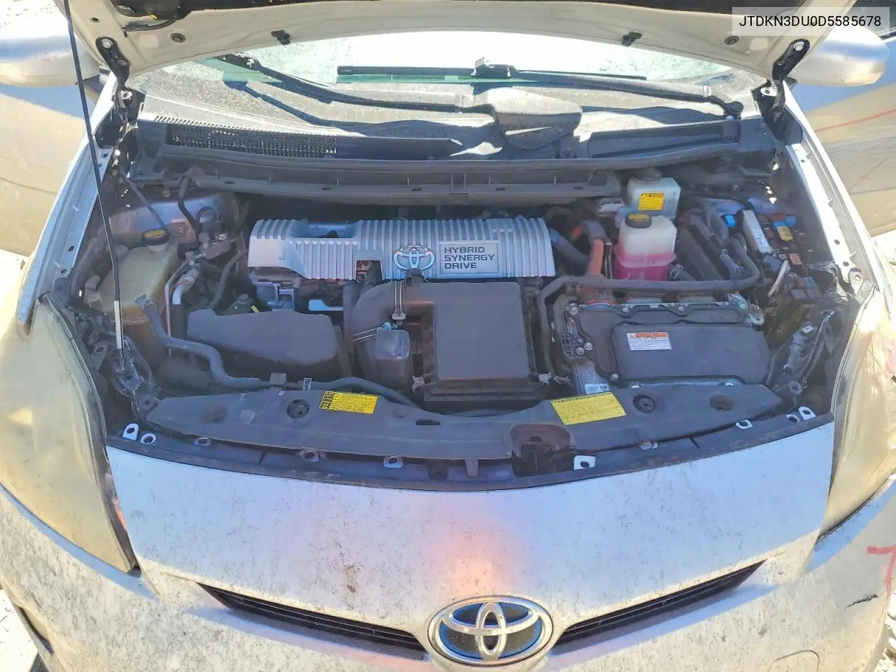 2013 Toyota Prius Two VIN: JTDKN3DU0D5585678 Lot: 62336156