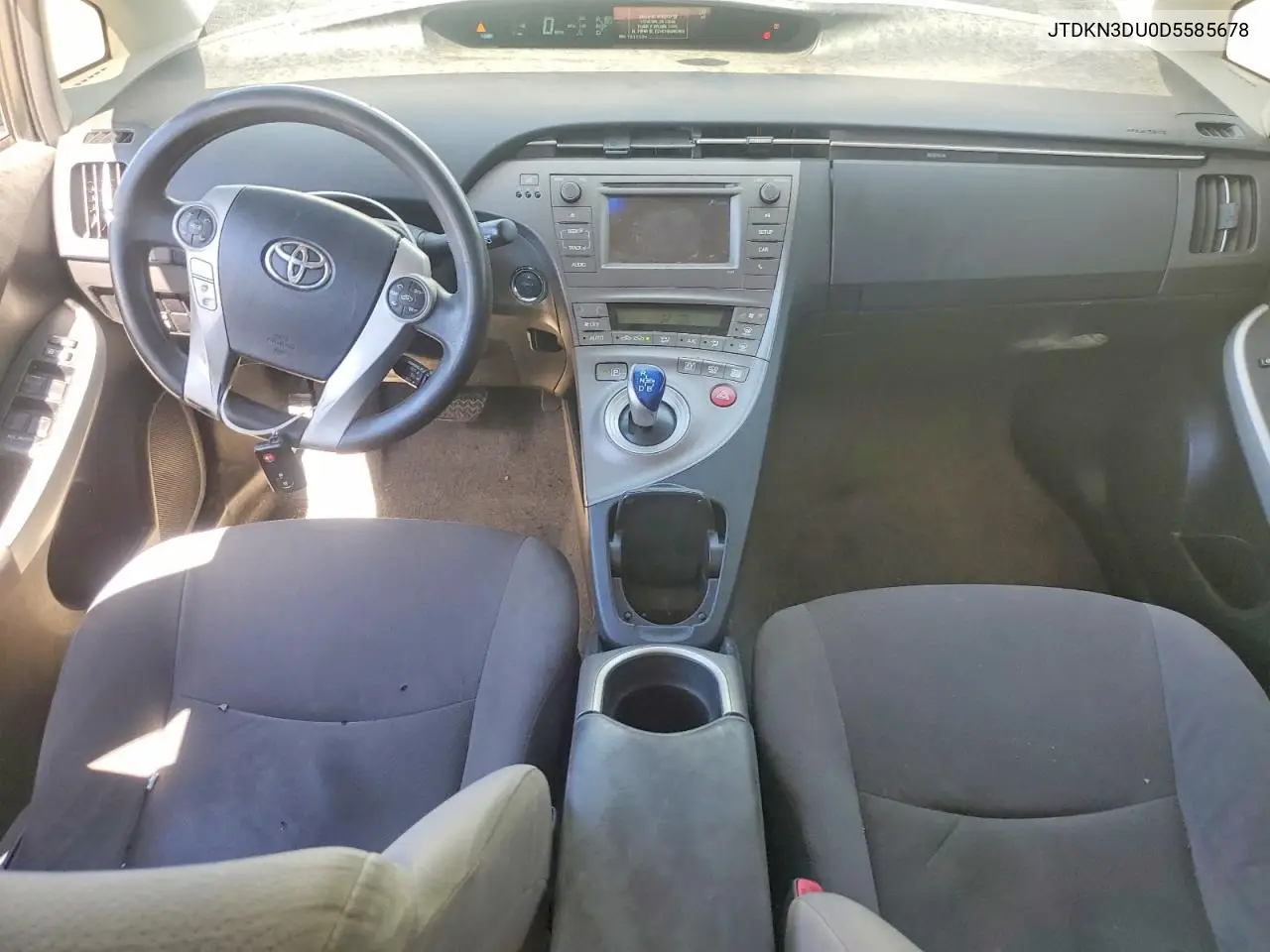 2013 Toyota Prius Two VIN: JTDKN3DU0D5585678 Lot: 62336156