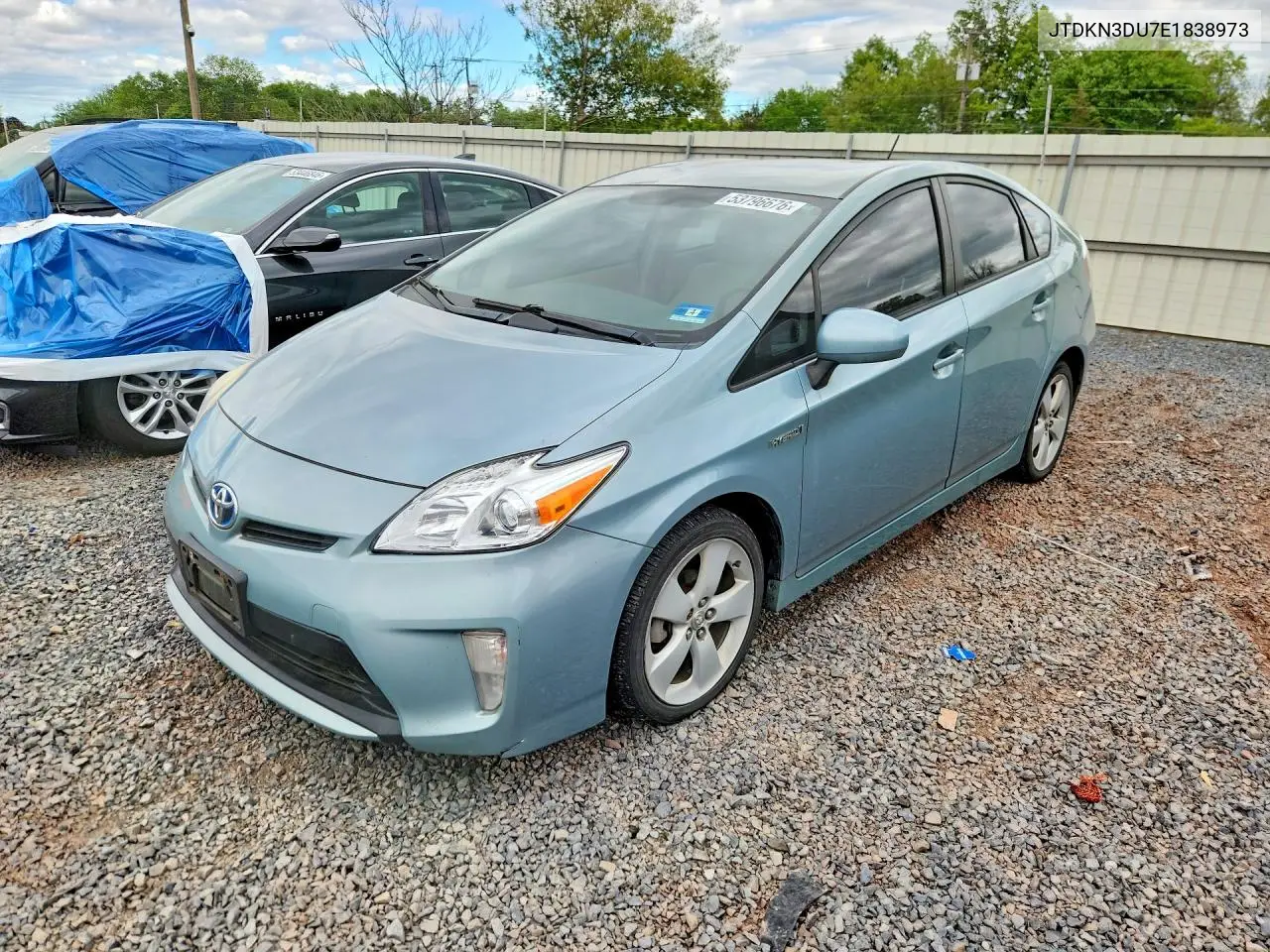 2014 Toyota Prius Two VIN: JTDKN3DU7E1838973 Lot: 53796676