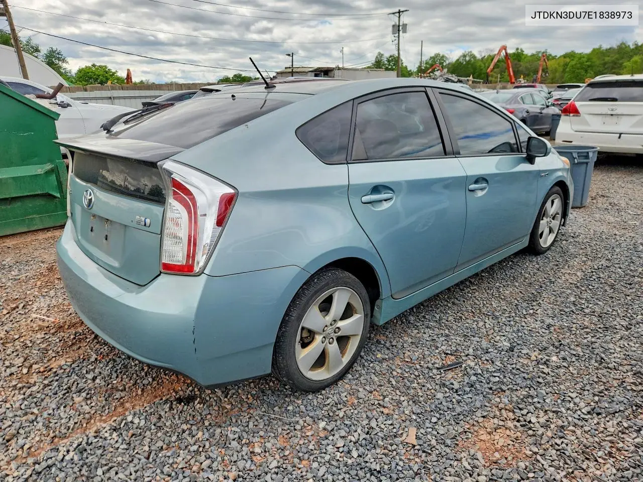 2014 Toyota Prius Two VIN: JTDKN3DU7E1838973 Lot: 53796676