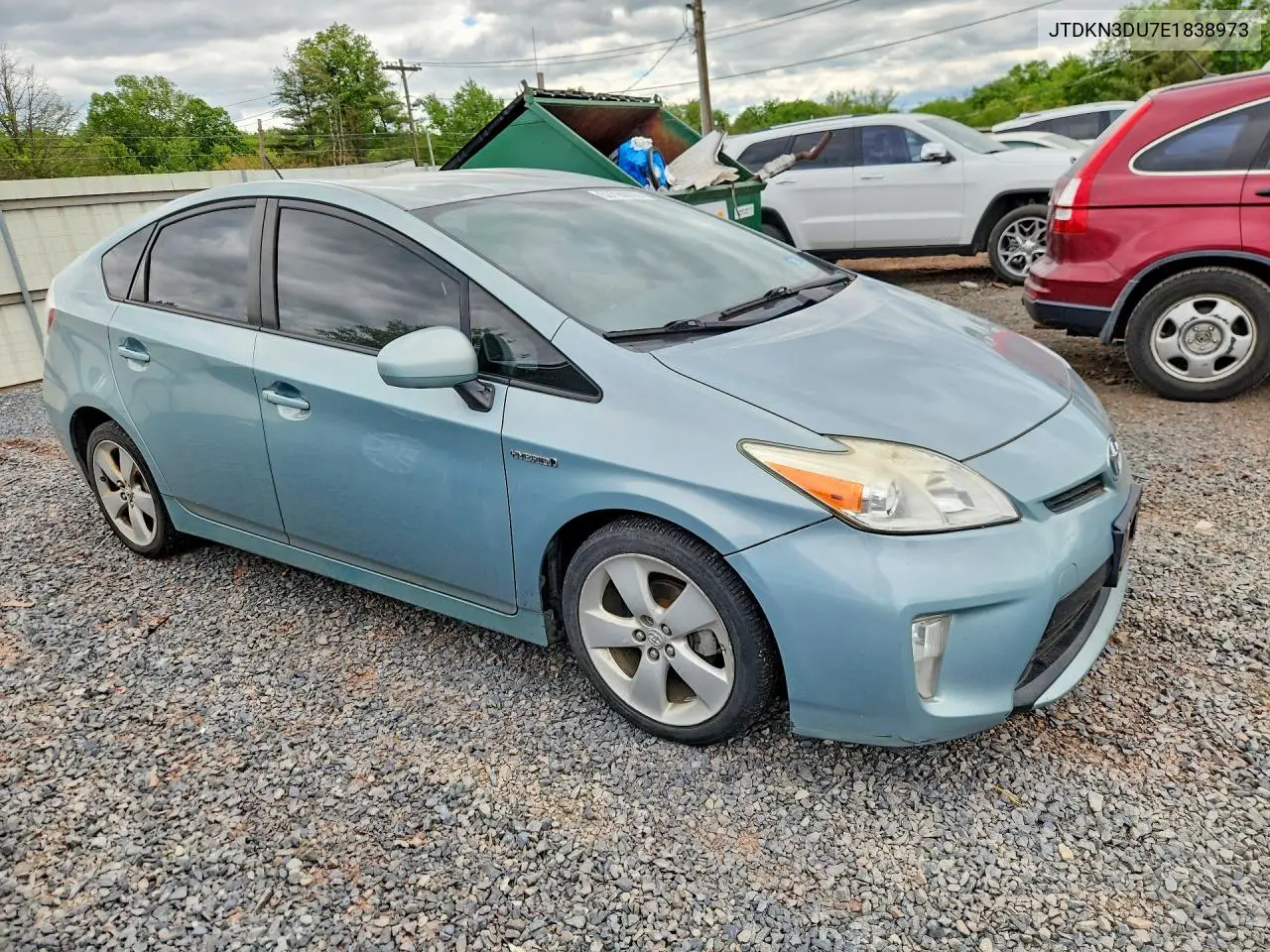 2014 Toyota Prius Two VIN: JTDKN3DU7E1838973 Lot: 53796676