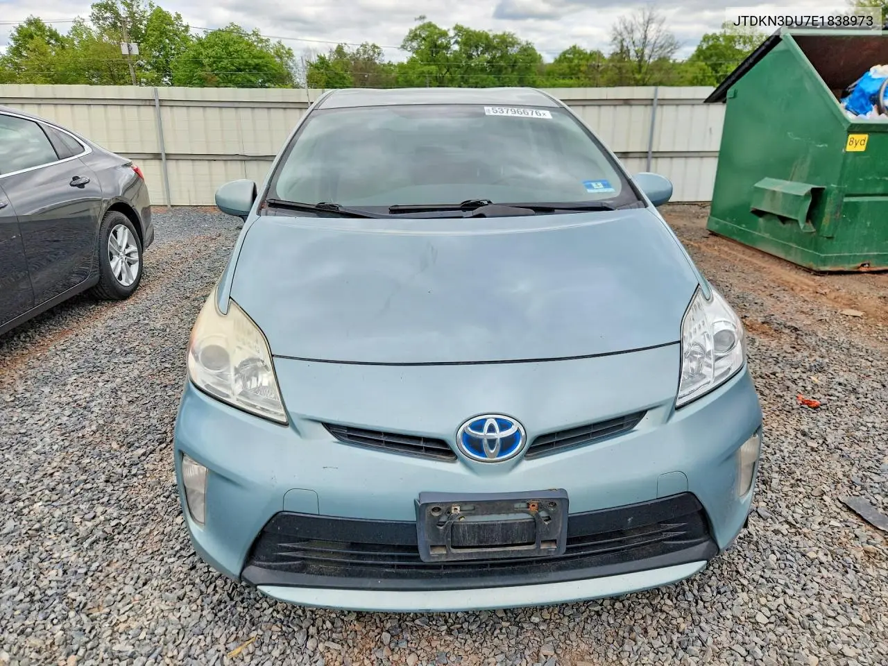 2014 Toyota Prius Two VIN: JTDKN3DU7E1838973 Lot: 53796676