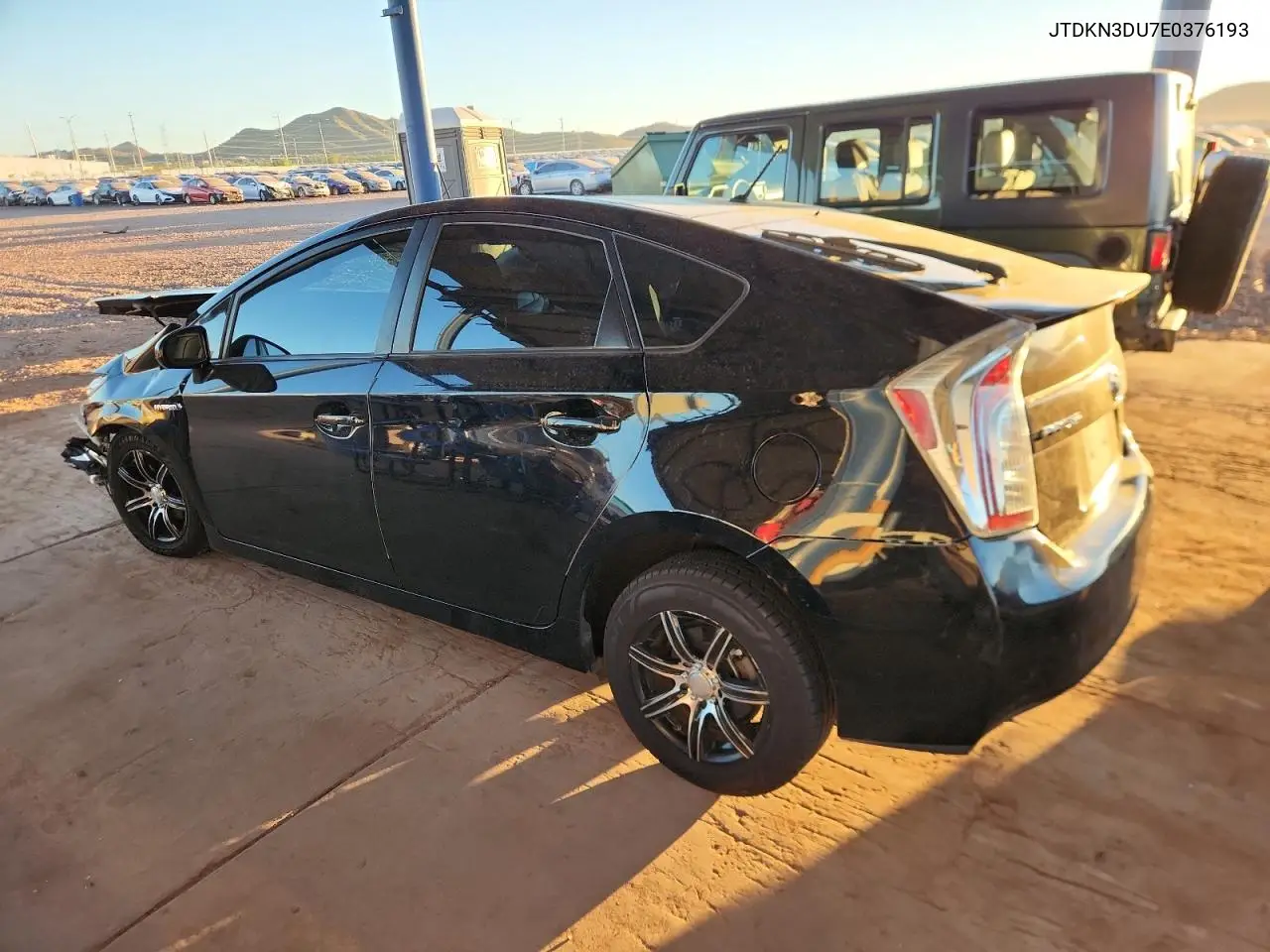 JTDKN3DU7E0376193 2014 Toyota Prius Two