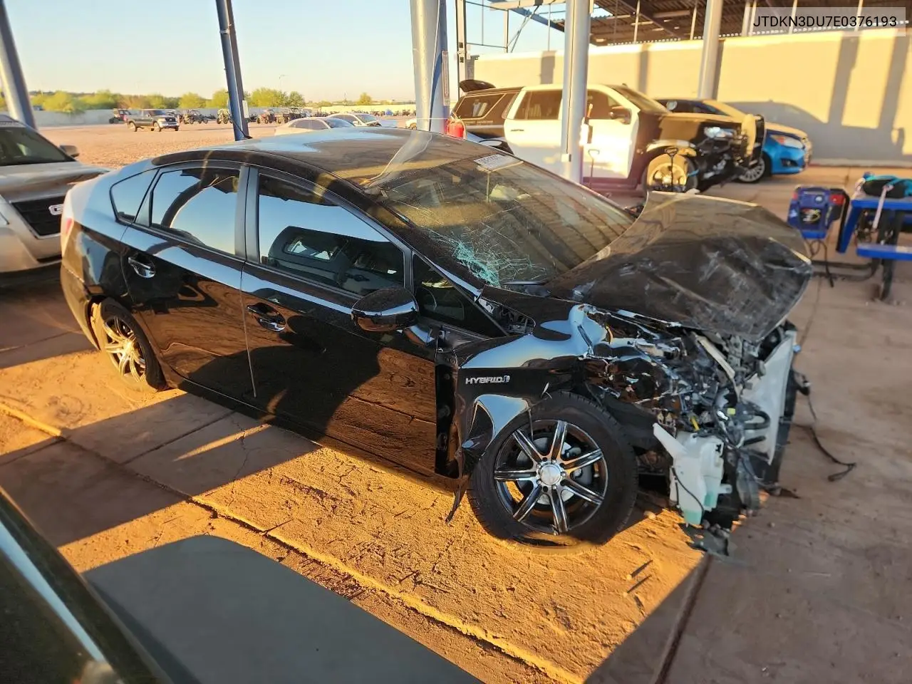 JTDKN3DU7E0376193 2014 Toyota Prius Two