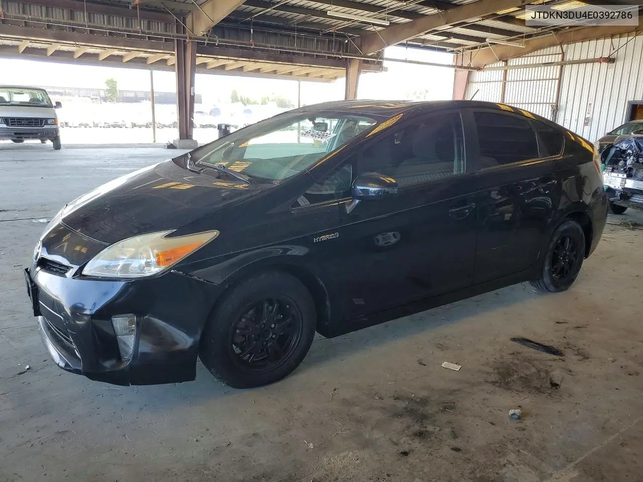 2014 Toyota Prius Two VIN: JTDKN3DU4E0392786 Lot: 56146966