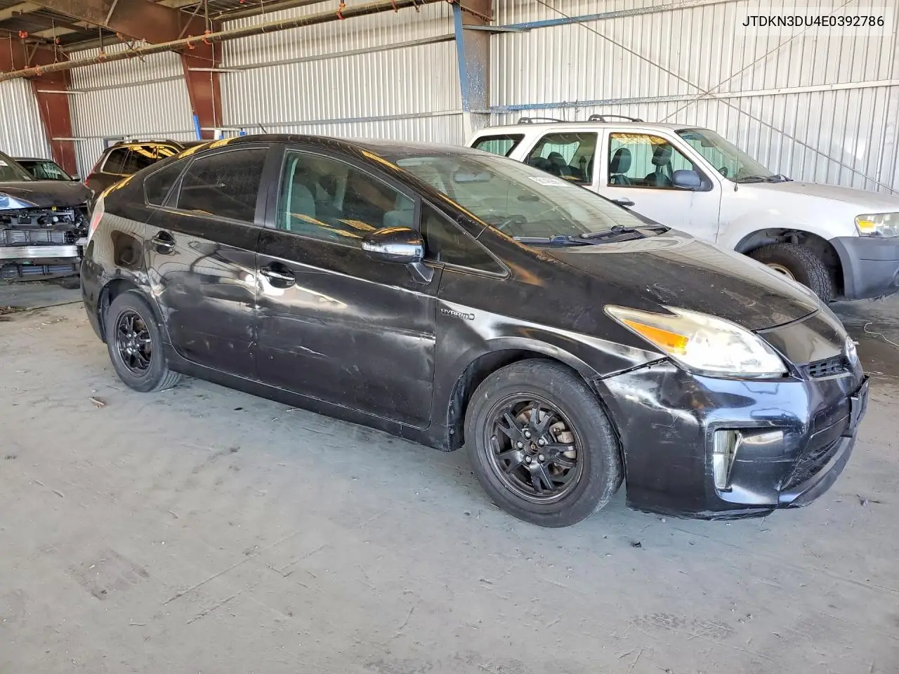 2014 Toyota Prius Two VIN: JTDKN3DU4E0392786 Lot: 56146966