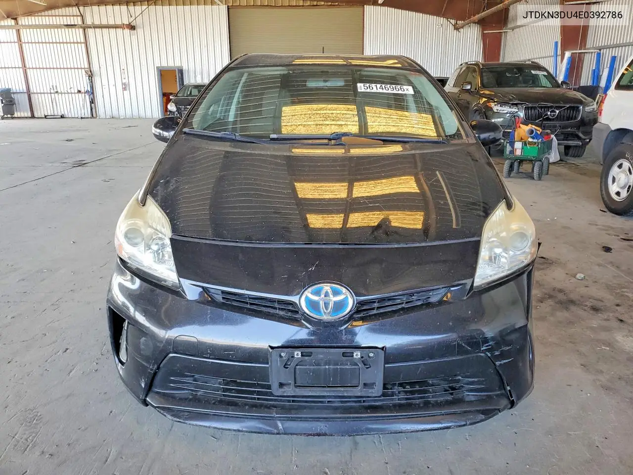 2014 Toyota Prius Two VIN: JTDKN3DU4E0392786 Lot: 56146966