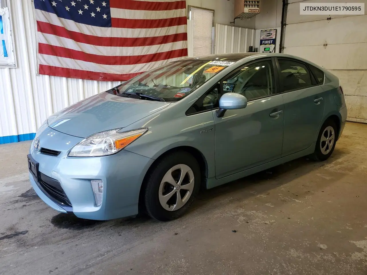 2014 Toyota Prius Four VIN: JTDKN3DU1E1790595 Lot: 56173706