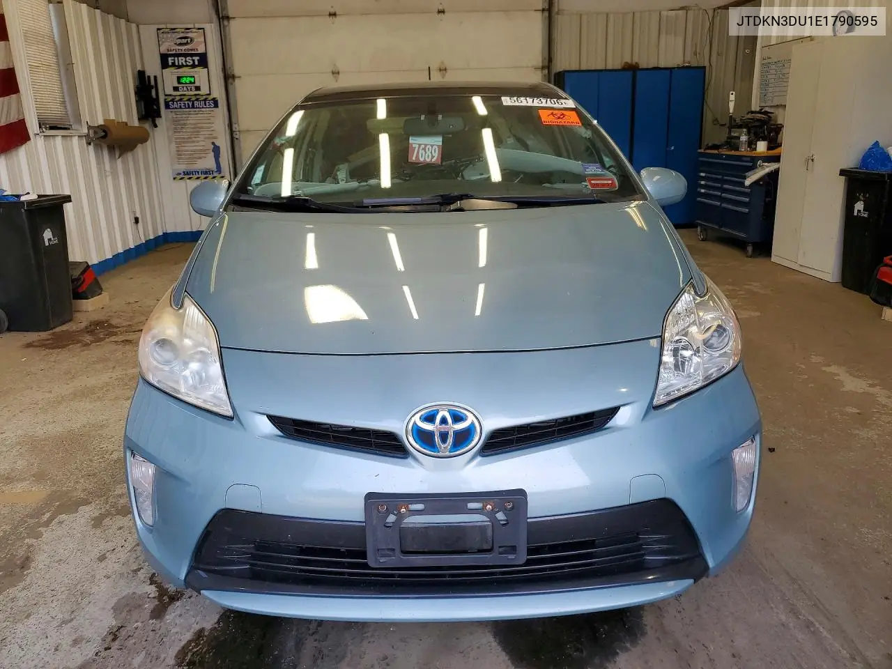 2014 Toyota Prius Four VIN: JTDKN3DU1E1790595 Lot: 56173706