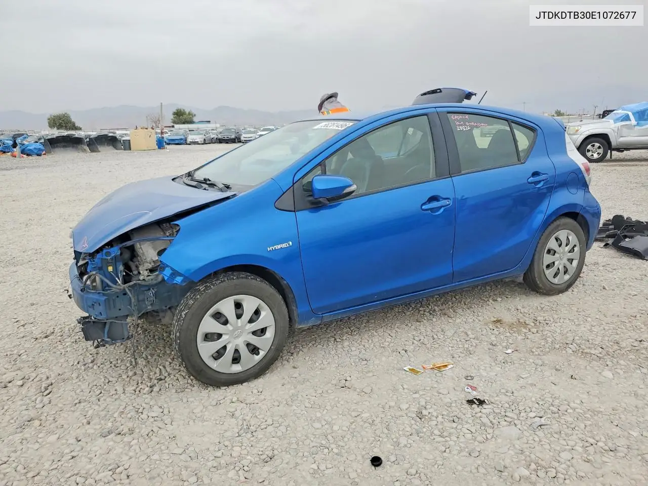 2014 Toyota Prius C Two VIN: JTDKDTB30E1072677 Lot: 56281496
