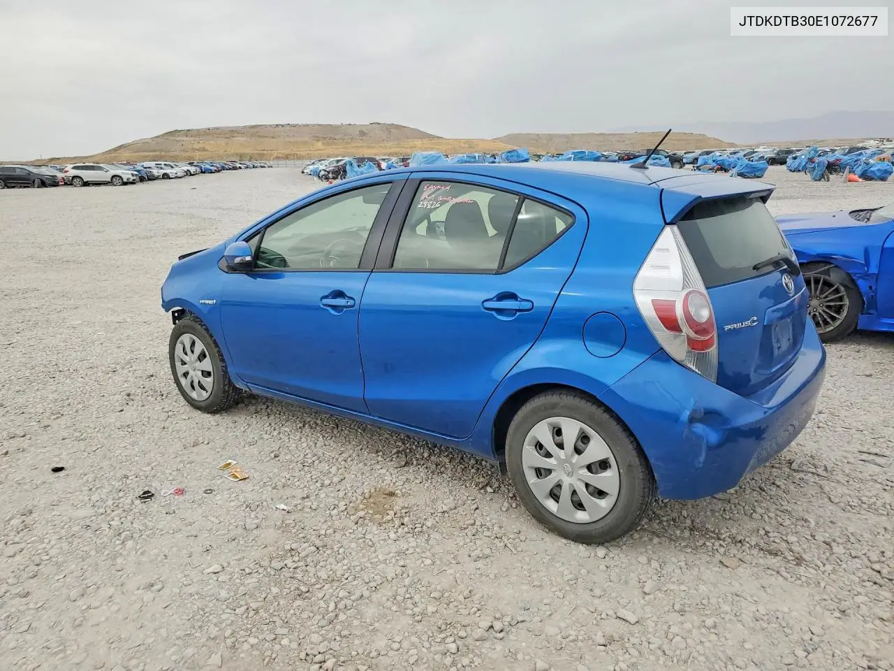 2014 Toyota Prius C Two VIN: JTDKDTB30E1072677 Lot: 56281496