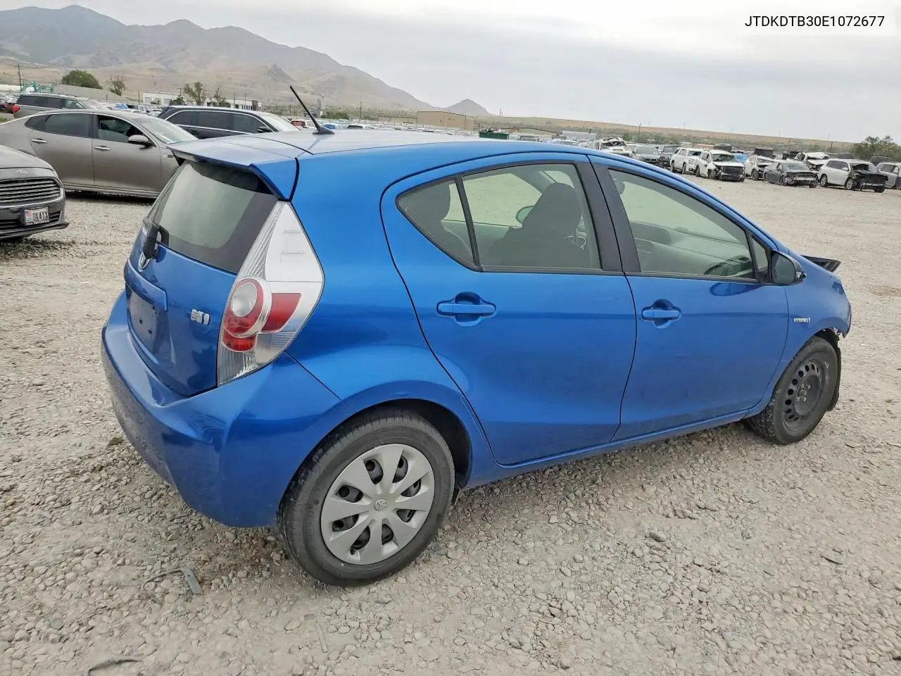 2014 Toyota Prius C Two VIN: JTDKDTB30E1072677 Lot: 56281496