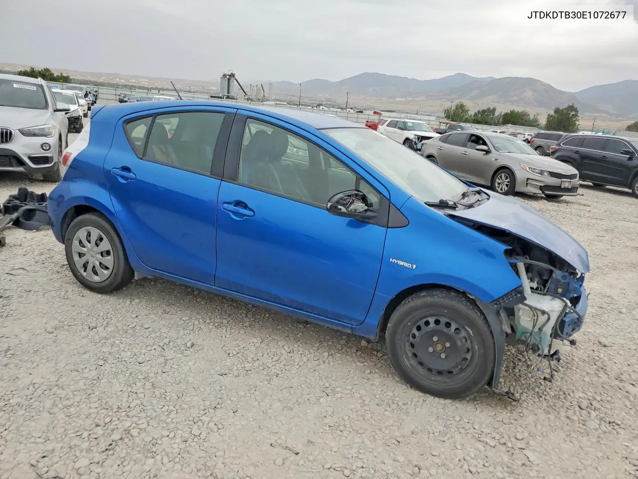 2014 Toyota Prius C Two VIN: JTDKDTB30E1072677 Lot: 56281496