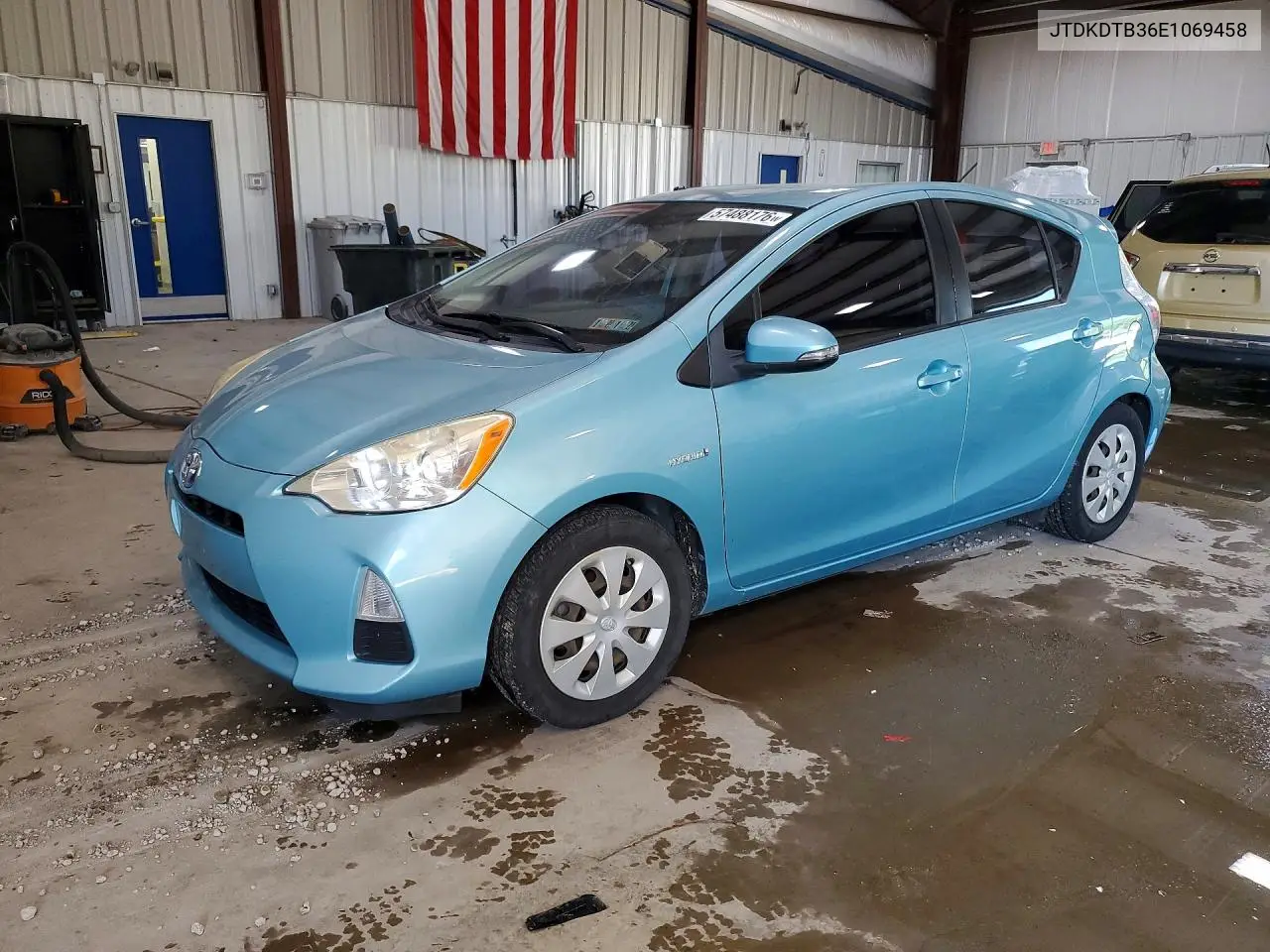 2014 Toyota Prius C Two VIN: JTDKDTB36E1069458 Lot: 57488176