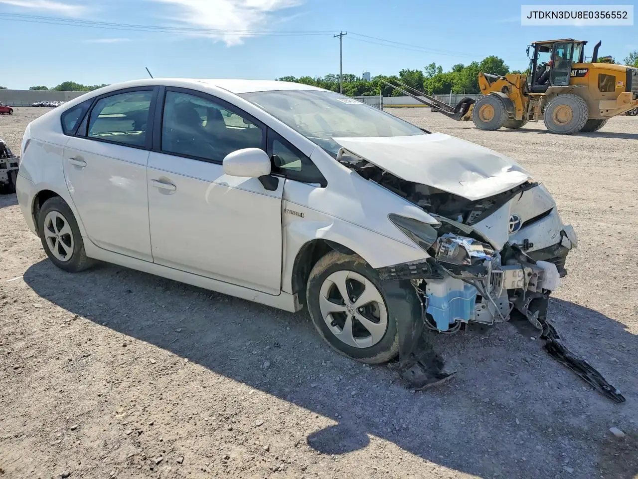 2014 Toyota Prius Three VIN: JTDKN3DU8E0356552 Lot: 57645146