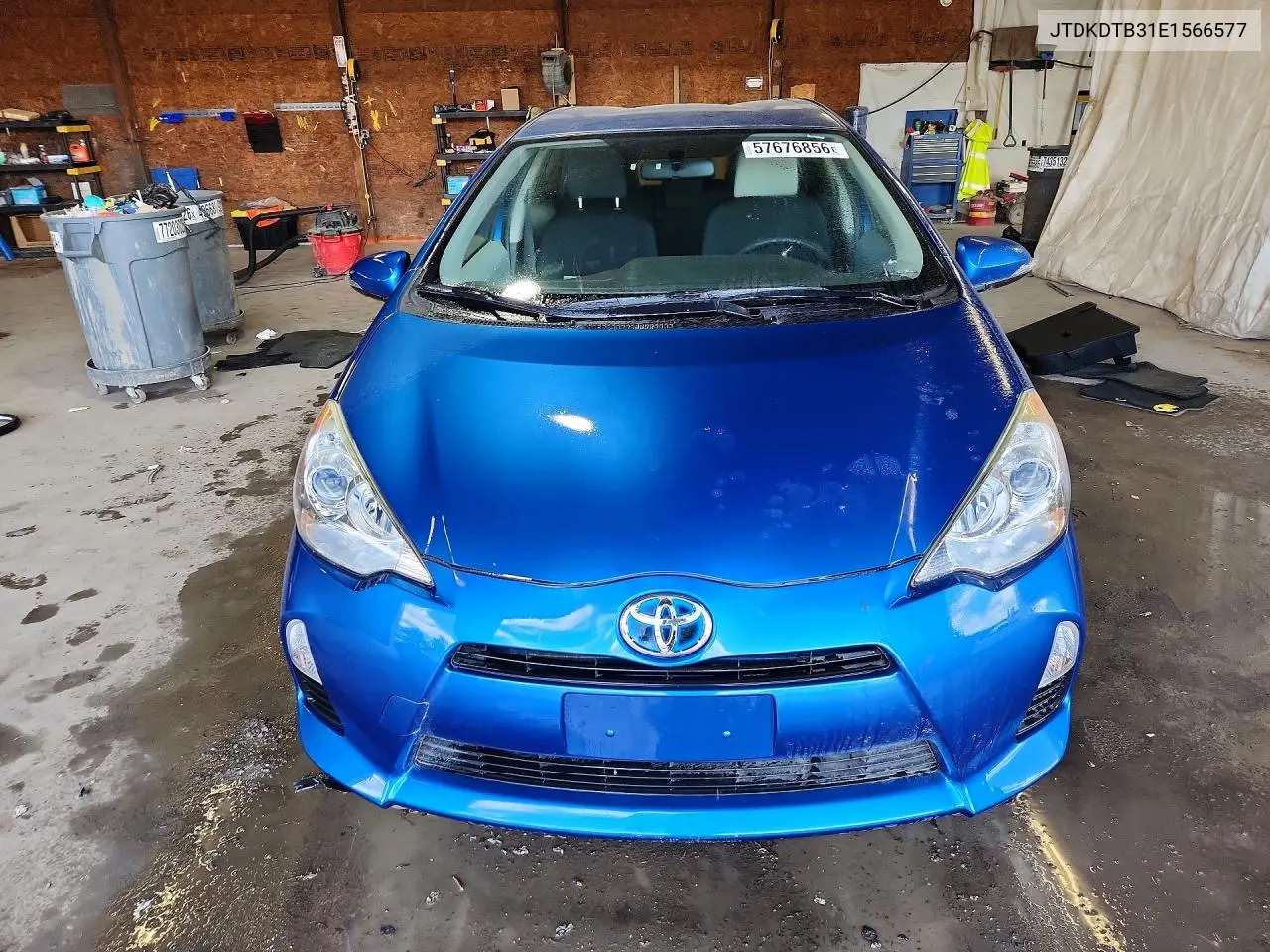 2014 Toyota Prius C Three VIN: JTDKDTB31E1566577 Lot: 57676856