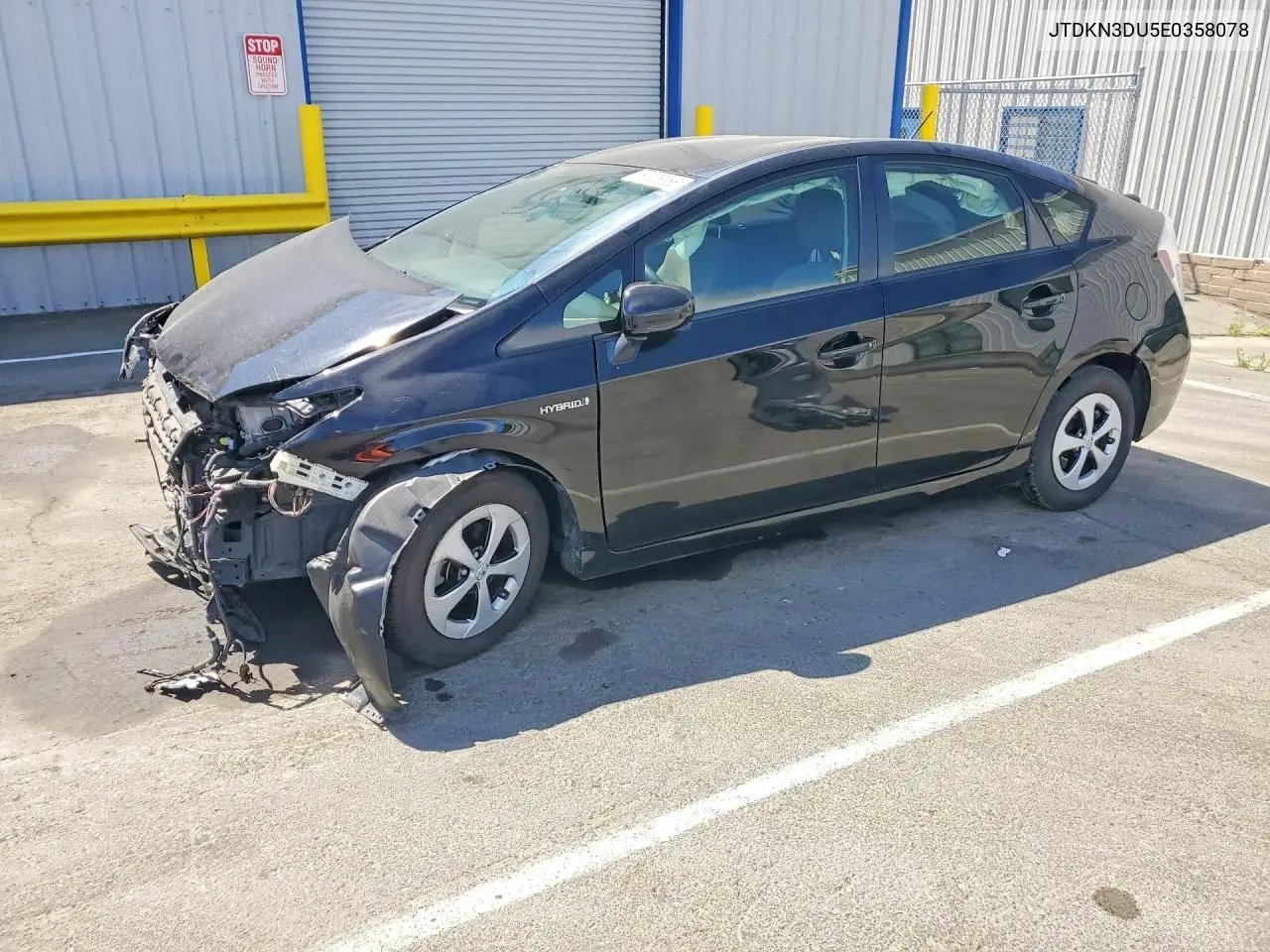 2014 Toyota Prius Two VIN: JTDKN3DU5E0358078 Lot: 57978066