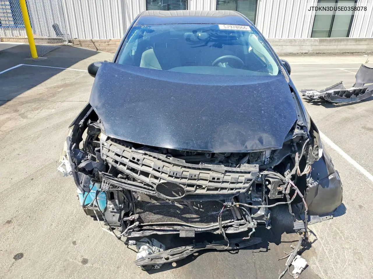 2014 Toyota Prius Two VIN: JTDKN3DU5E0358078 Lot: 57978066