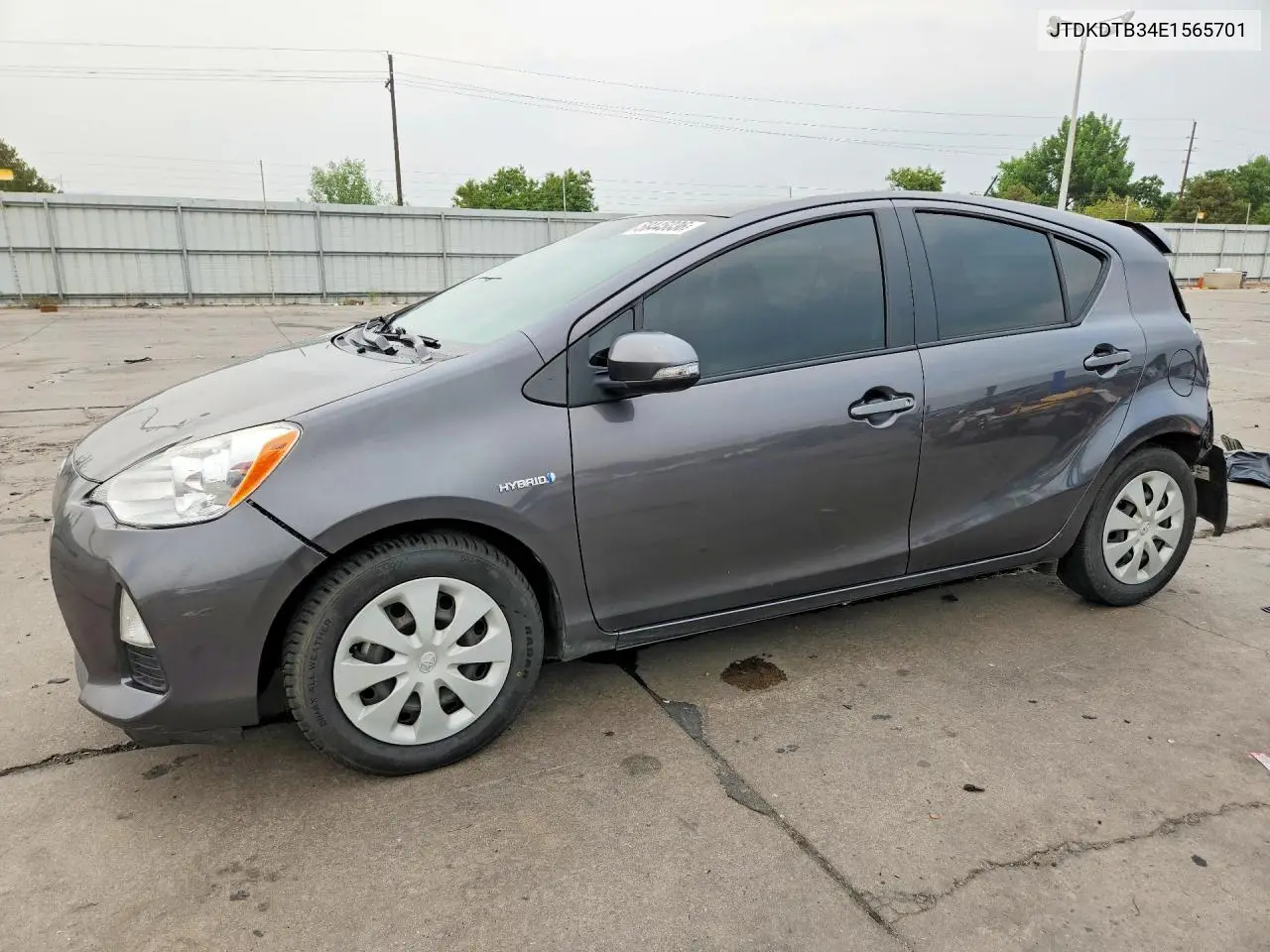 2014 Toyota Prius C Two VIN: JTDKDTB34E1565701 Lot: 58445036