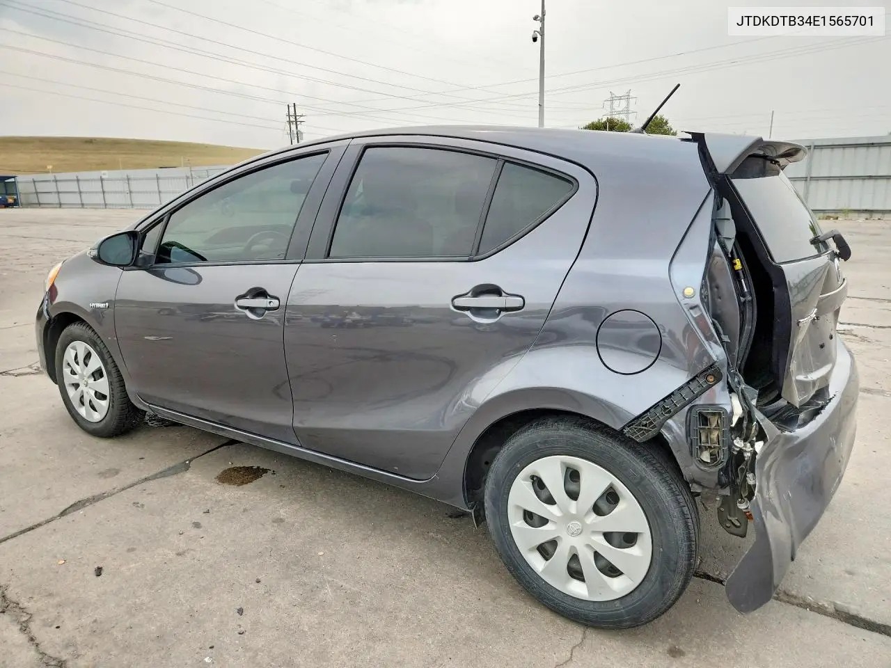 2014 Toyota Prius C Two VIN: JTDKDTB34E1565701 Lot: 58445036
