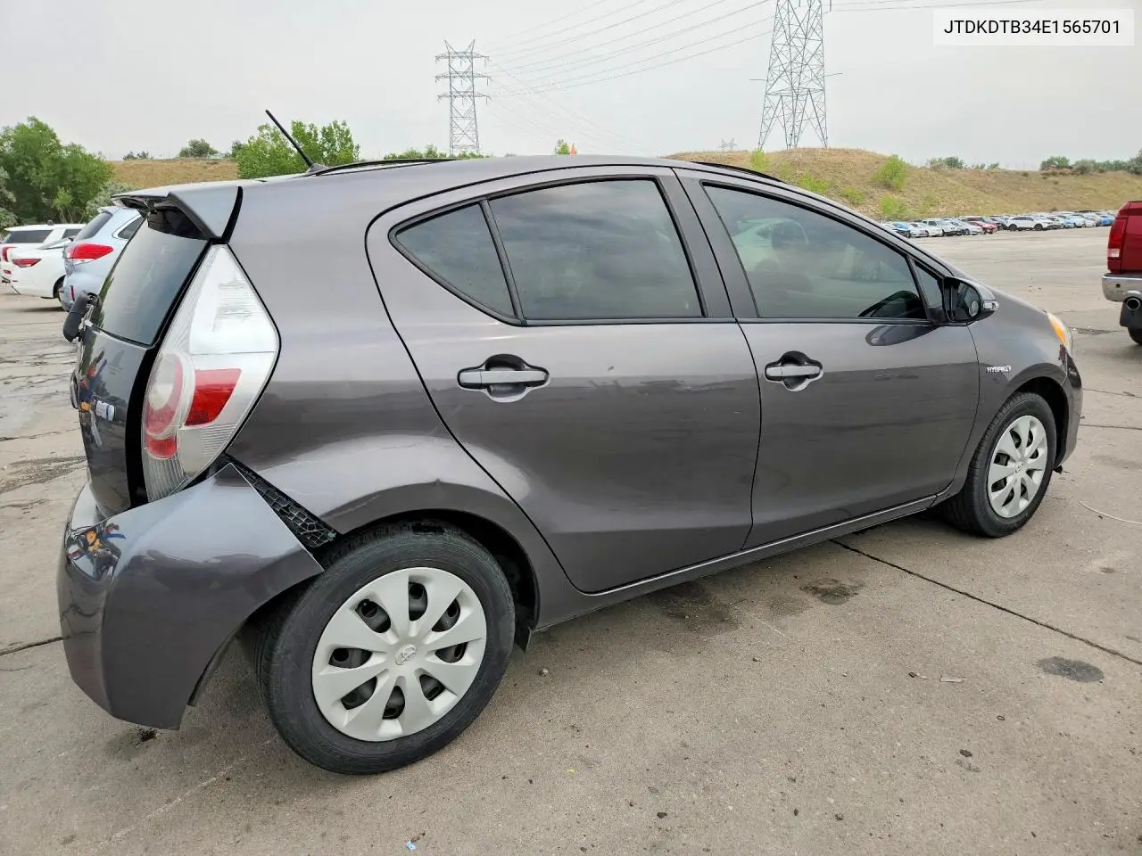 2014 Toyota Prius C Two VIN: JTDKDTB34E1565701 Lot: 58445036
