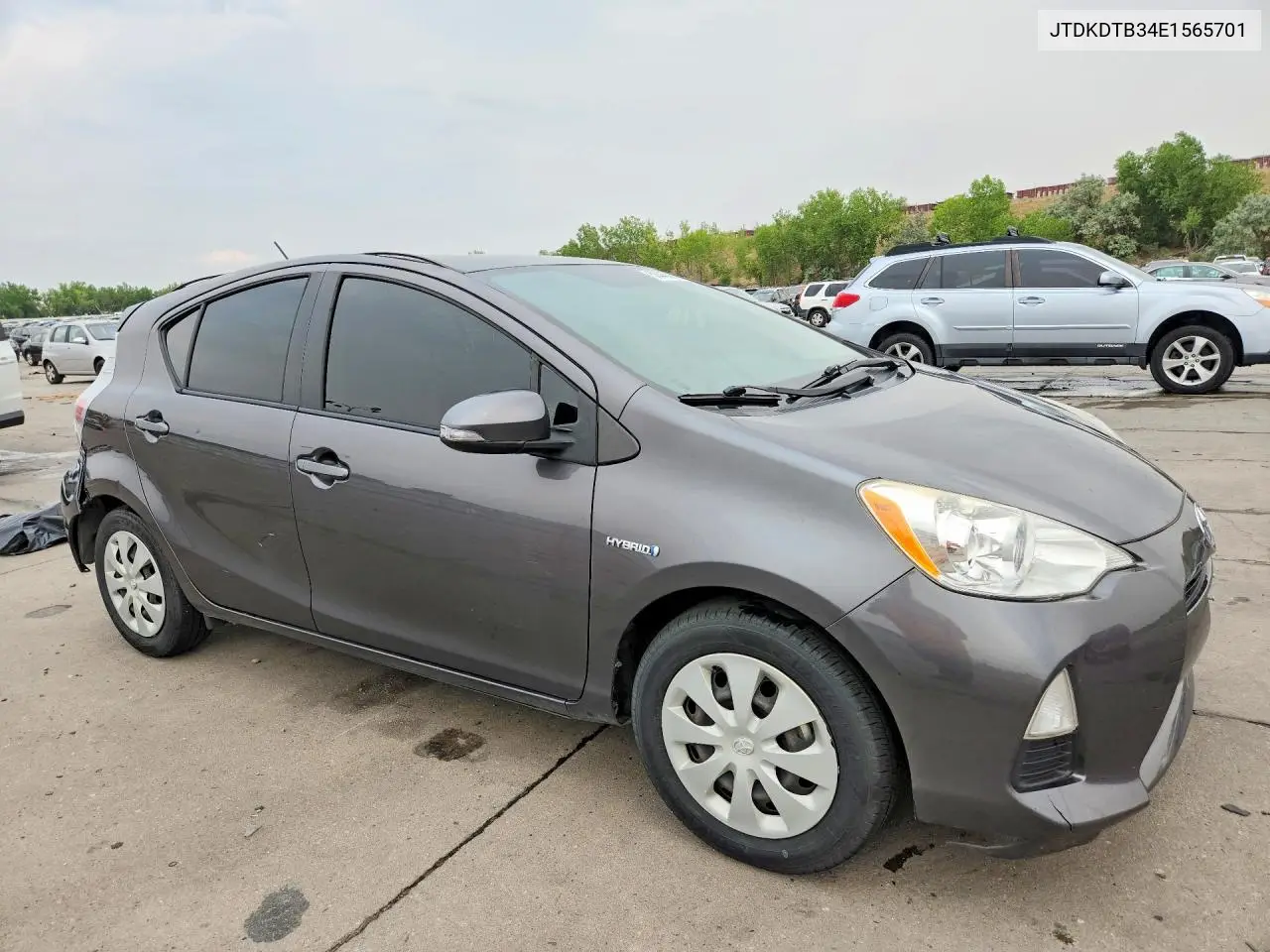 2014 Toyota Prius C Two VIN: JTDKDTB34E1565701 Lot: 58445036