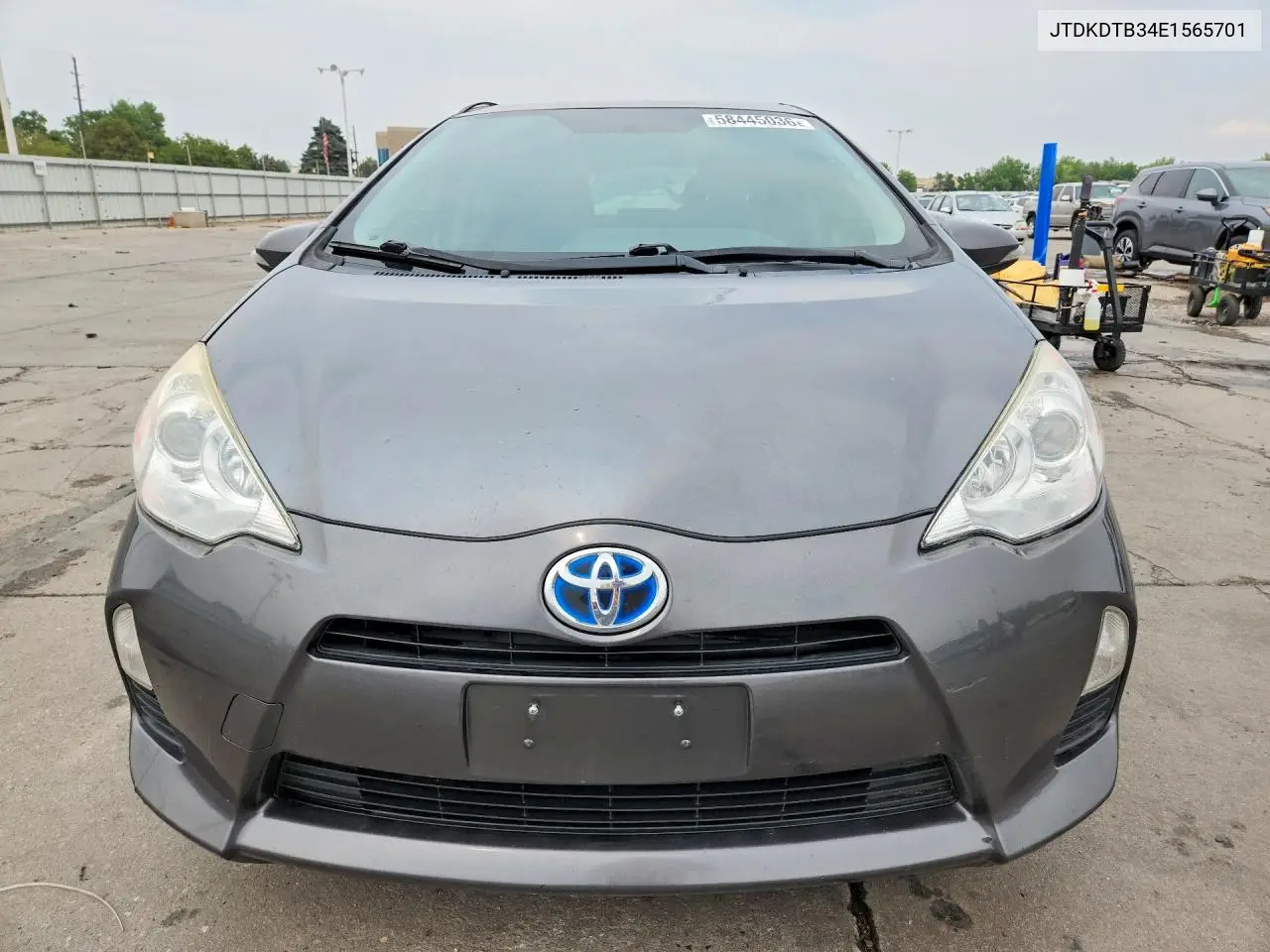2014 Toyota Prius C Two VIN: JTDKDTB34E1565701 Lot: 58445036