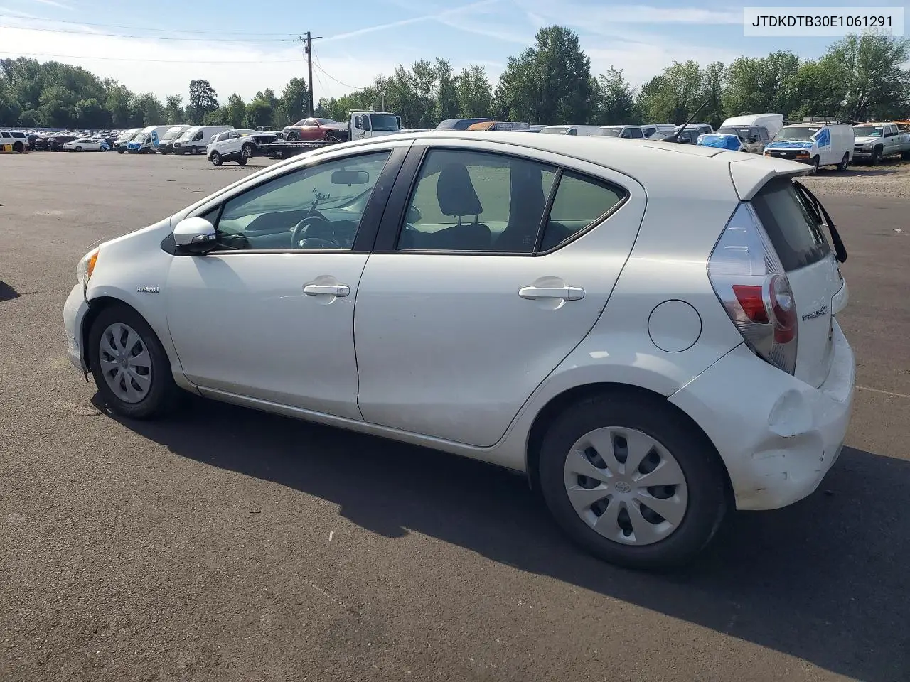 2014 Toyota Prius C Two VIN: JTDKDTB30E1061291 Lot: 58513576