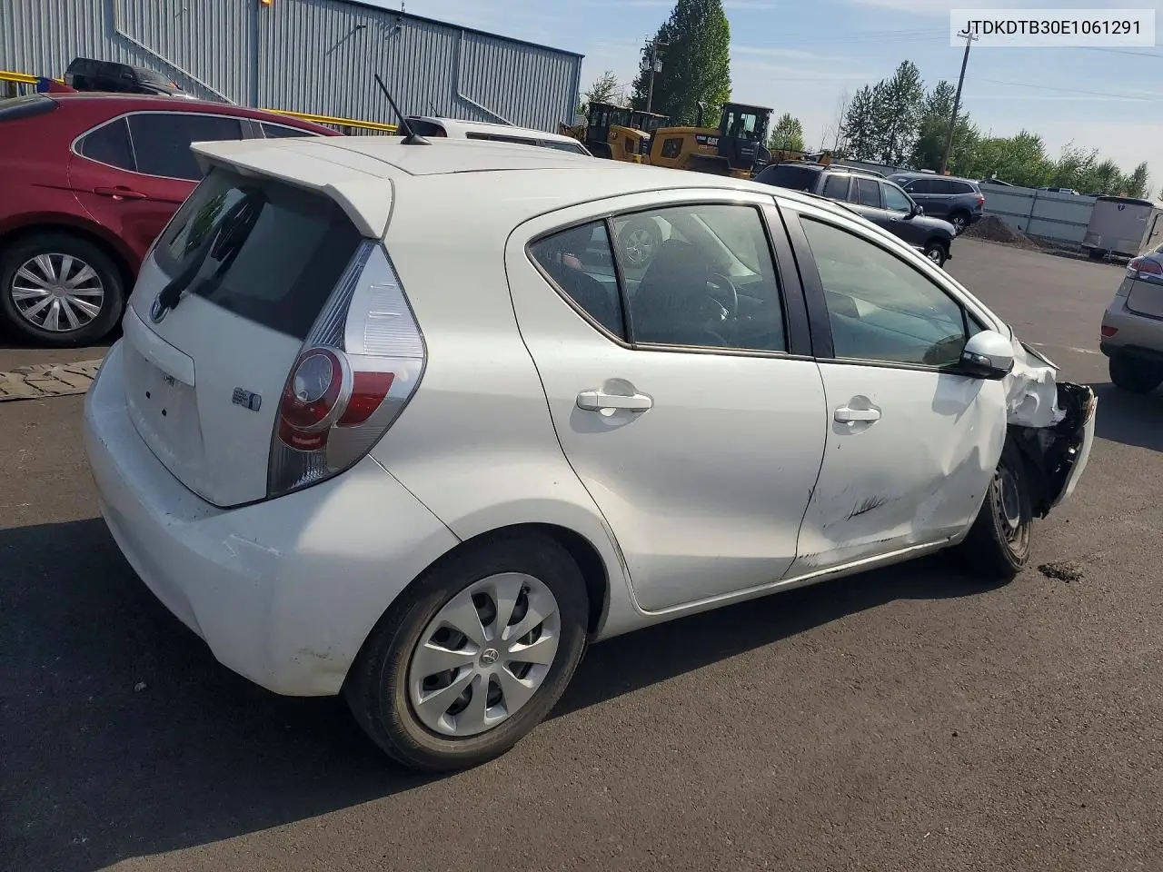 2014 Toyota Prius C Two VIN: JTDKDTB30E1061291 Lot: 58513576