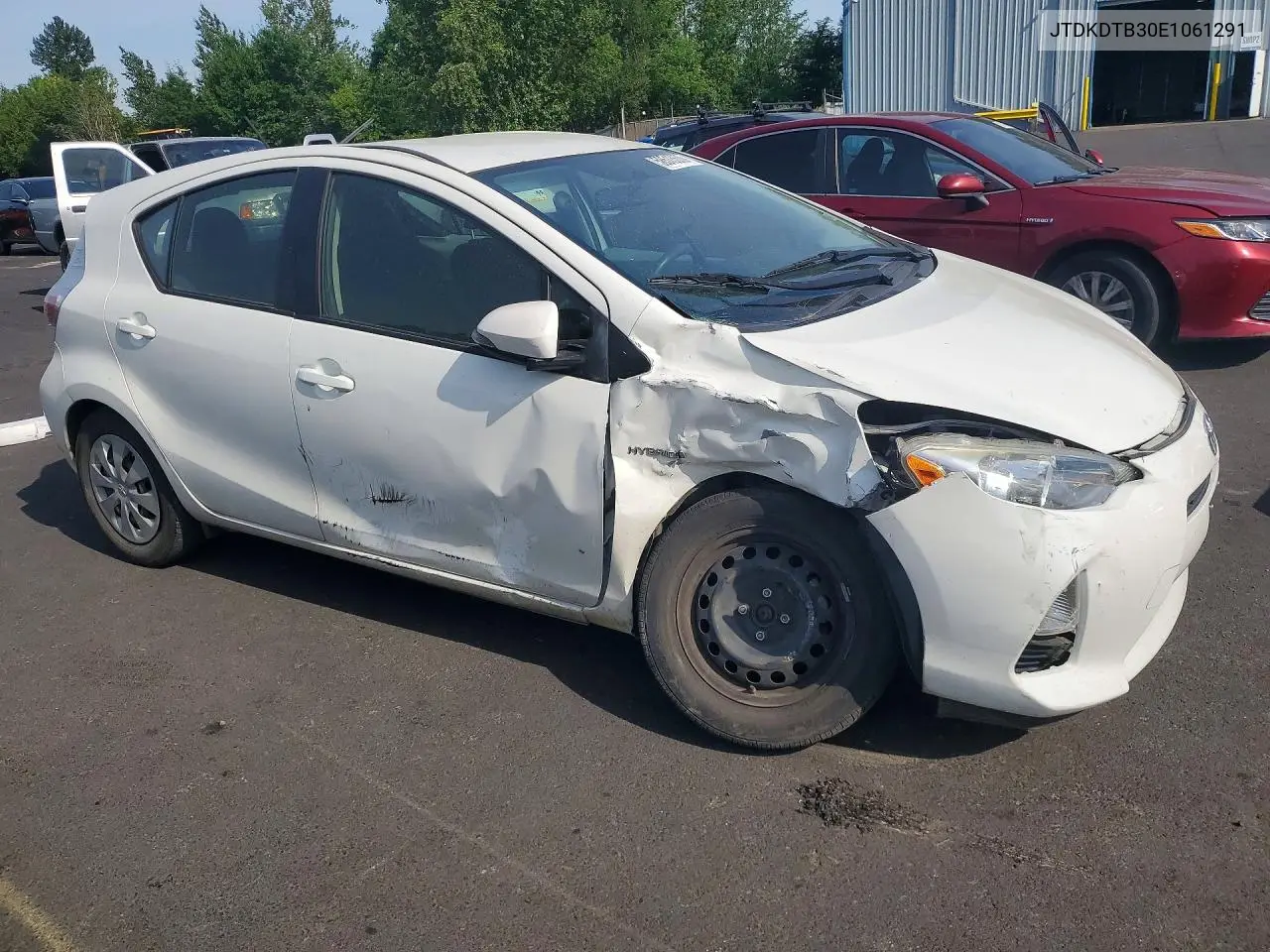 2014 Toyota Prius C Two VIN: JTDKDTB30E1061291 Lot: 58513576