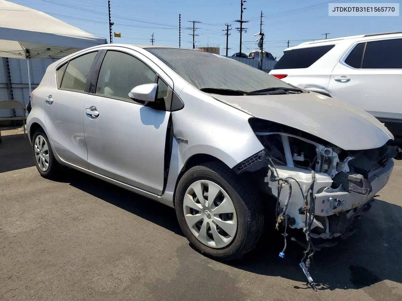 2014 Toyota Prius C One VIN: JTDKDTB31E1565770 Lot: 58525096
