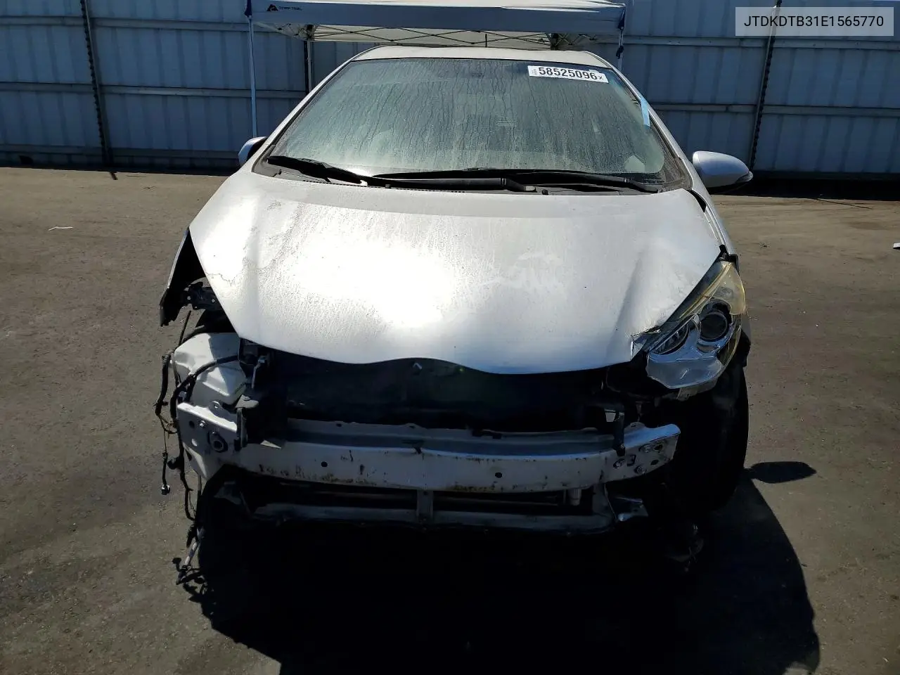 2014 Toyota Prius C One VIN: JTDKDTB31E1565770 Lot: 58525096