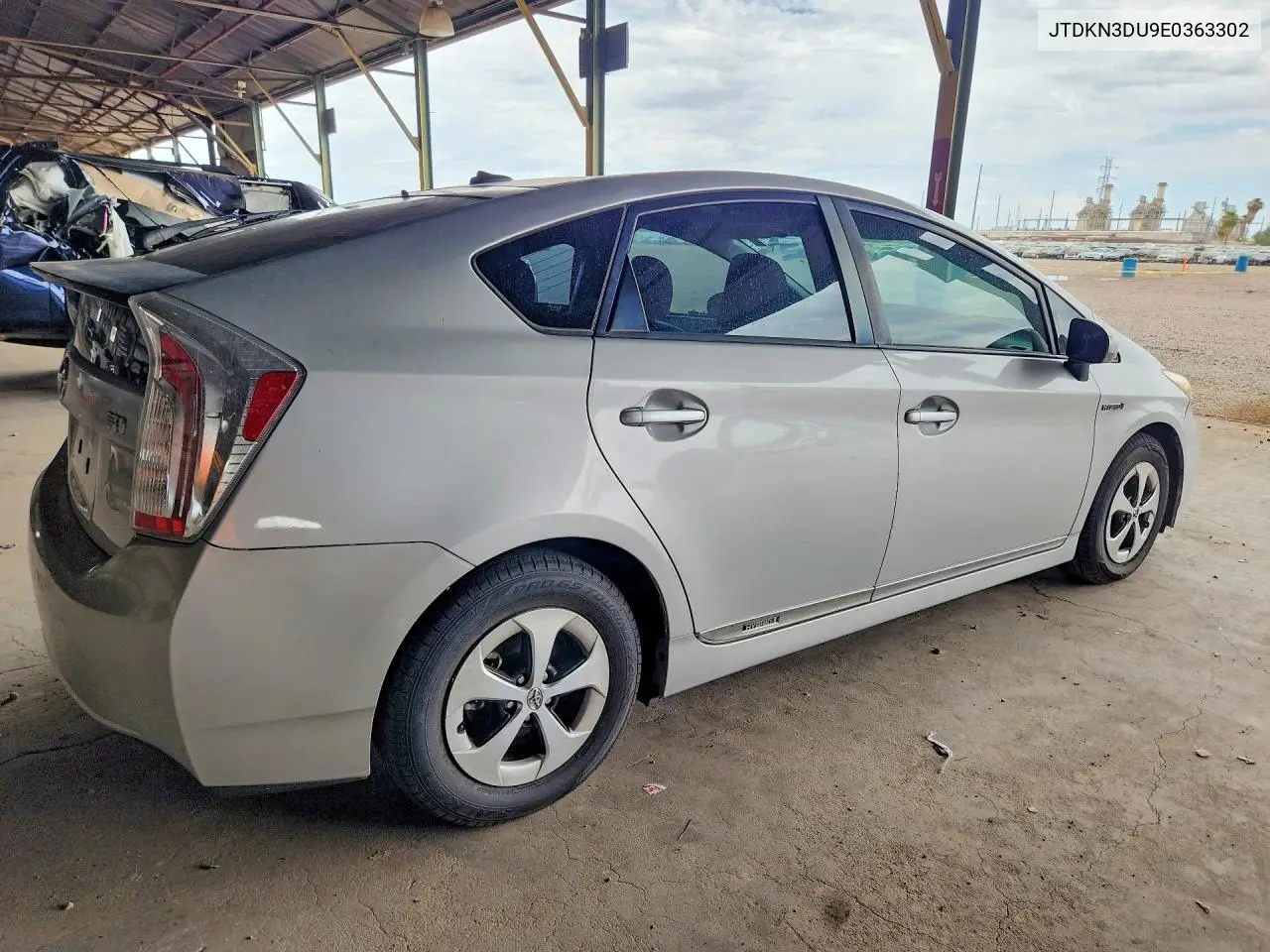 2014 Toyota Prius Three VIN: JTDKN3DU9E0363302 Lot: 58635896