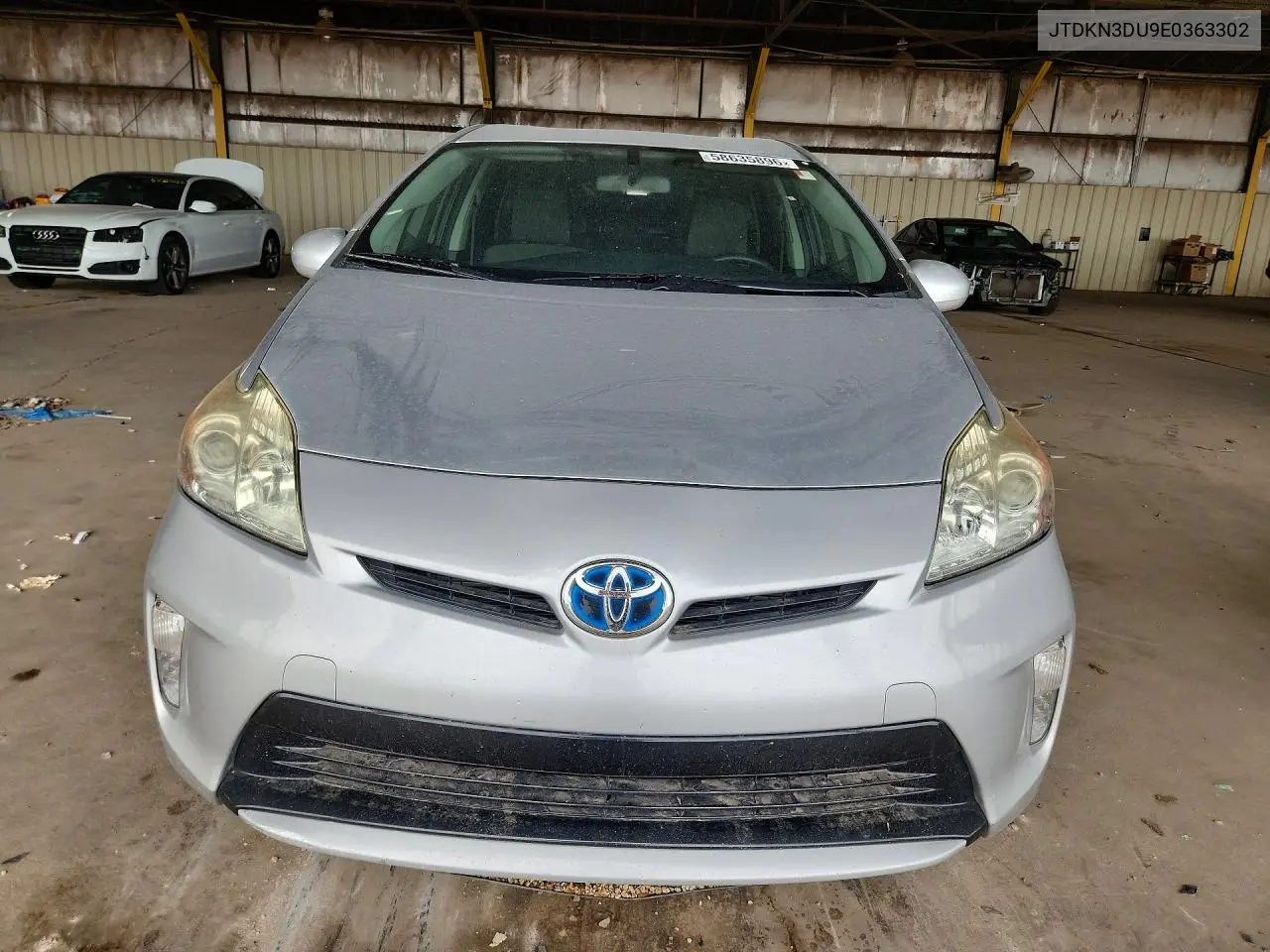 2014 Toyota Prius Three VIN: JTDKN3DU9E0363302 Lot: 58635896