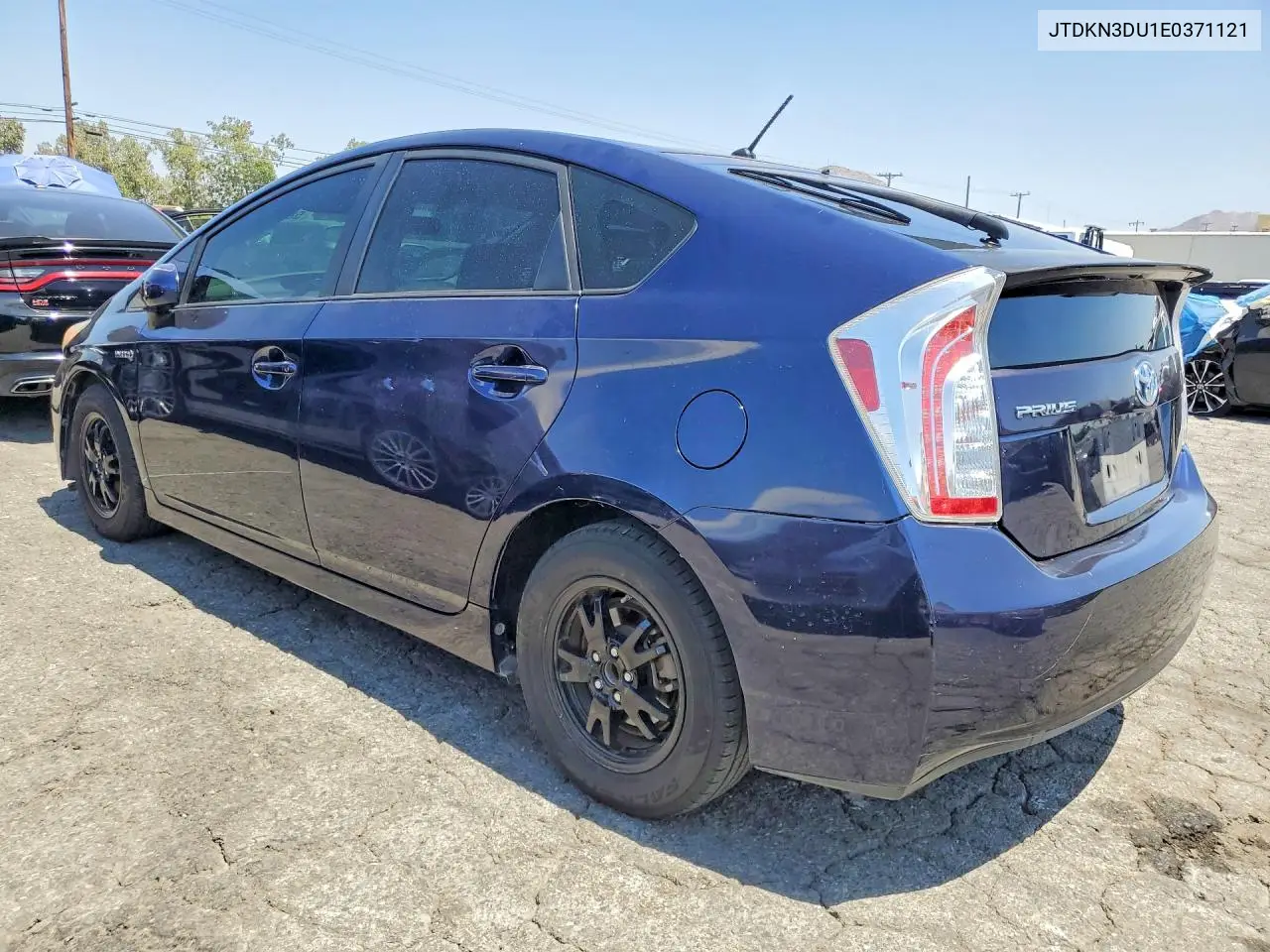 2014 Toyota Prius Two VIN: JTDKN3DU1E0371121 Lot: 58652206