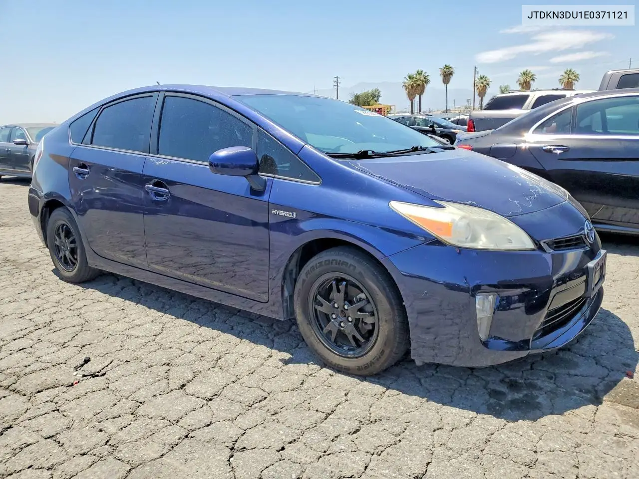 2014 Toyota Prius Two VIN: JTDKN3DU1E0371121 Lot: 58652206