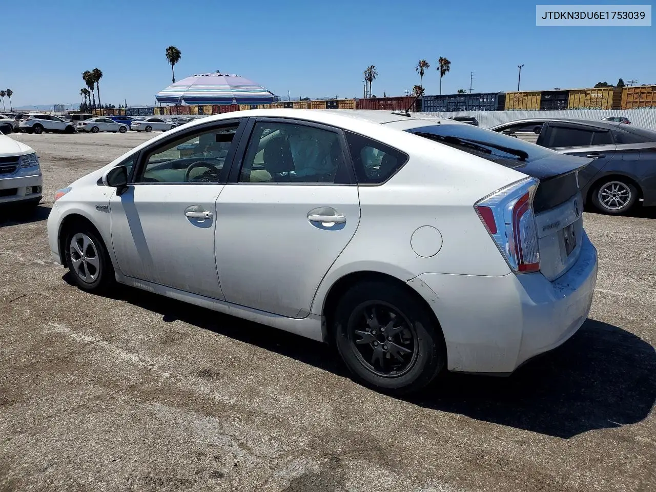 2014 Toyota Prius Three VIN: JTDKN3DU6E1753039 Lot: 58735236