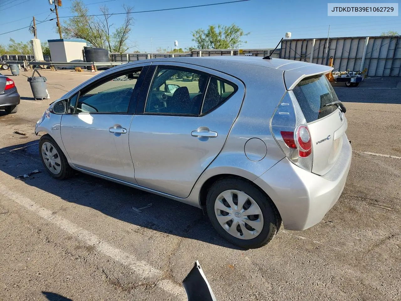 2014 Toyota Prius C Two VIN: JTDKDTB39E1062729 Lot: 59103886