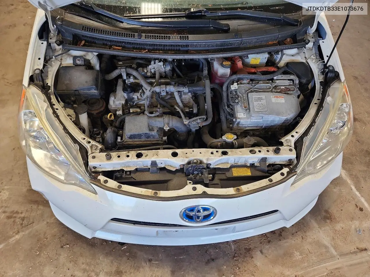 2014 Toyota Prius C Two VIN: JTDKDTB33E1073676 Lot: 59824706