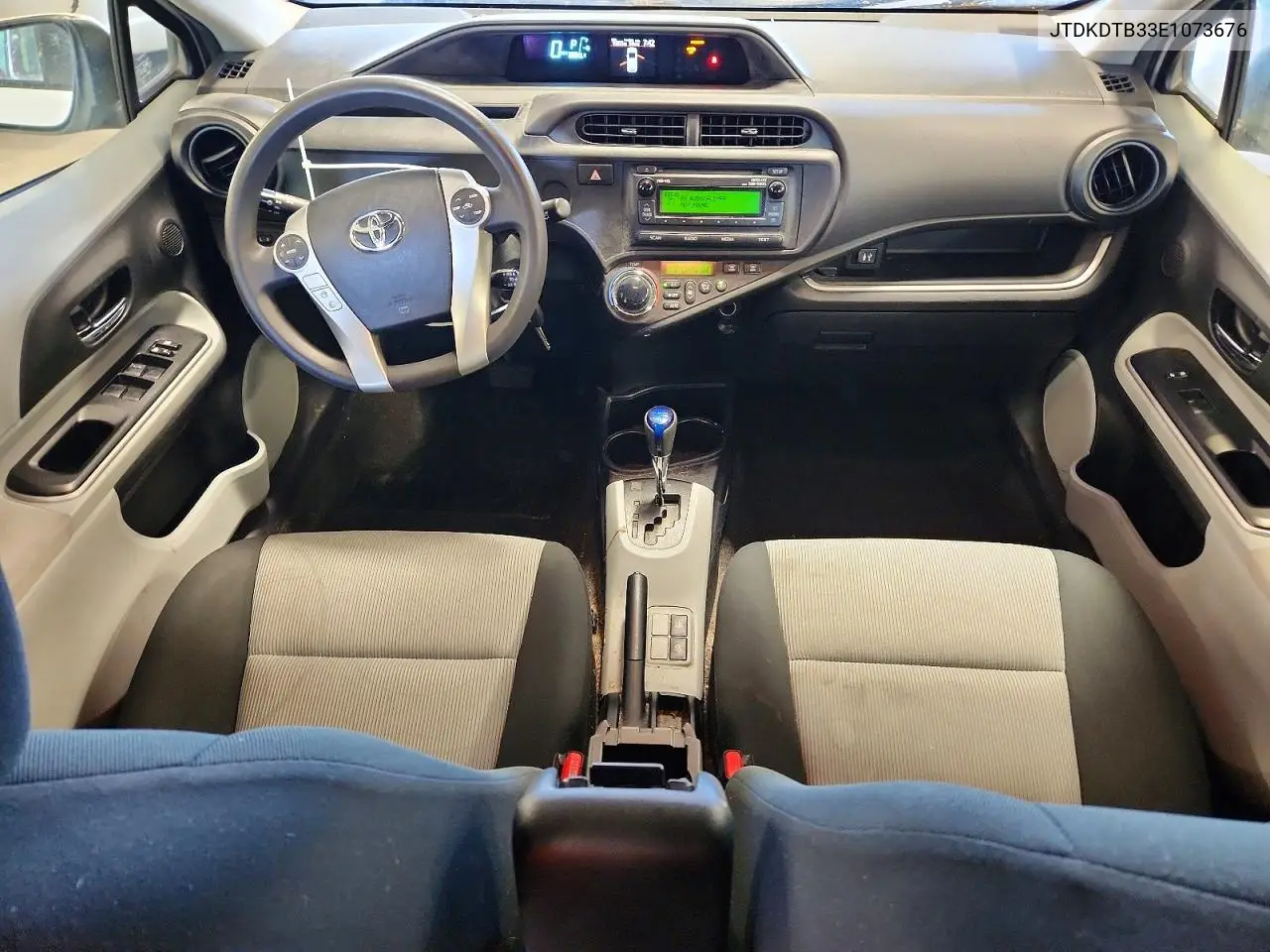 2014 Toyota Prius C Two VIN: JTDKDTB33E1073676 Lot: 59824706