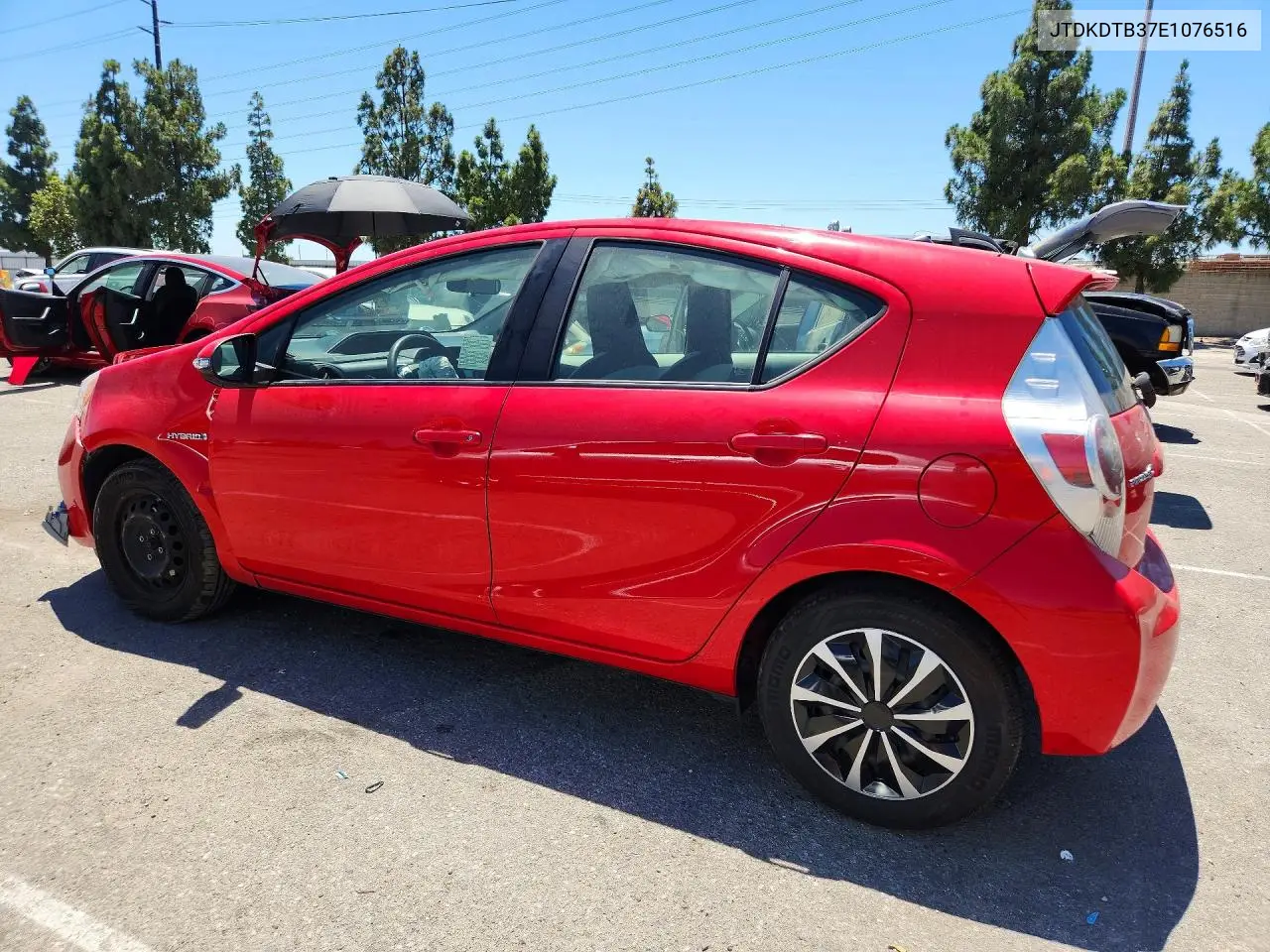 2014 Toyota Prius C One VIN: JTDKDTB37E1076516 Lot: 59827106
