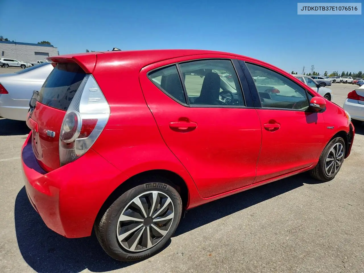 2014 Toyota Prius C One VIN: JTDKDTB37E1076516 Lot: 59827106