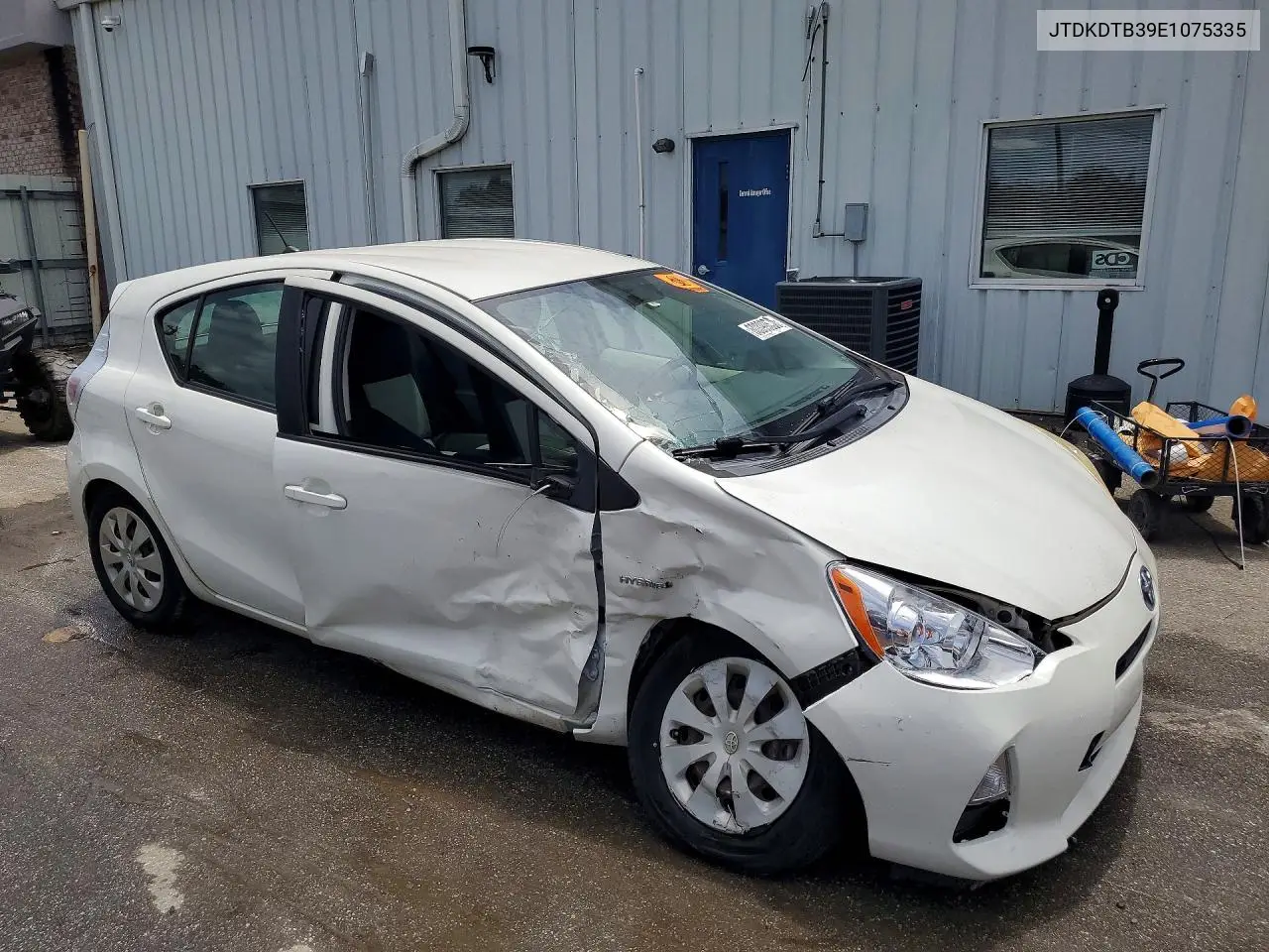 2014 Toyota Prius C Two VIN: JTDKDTB39E1075335 Lot: 60899636