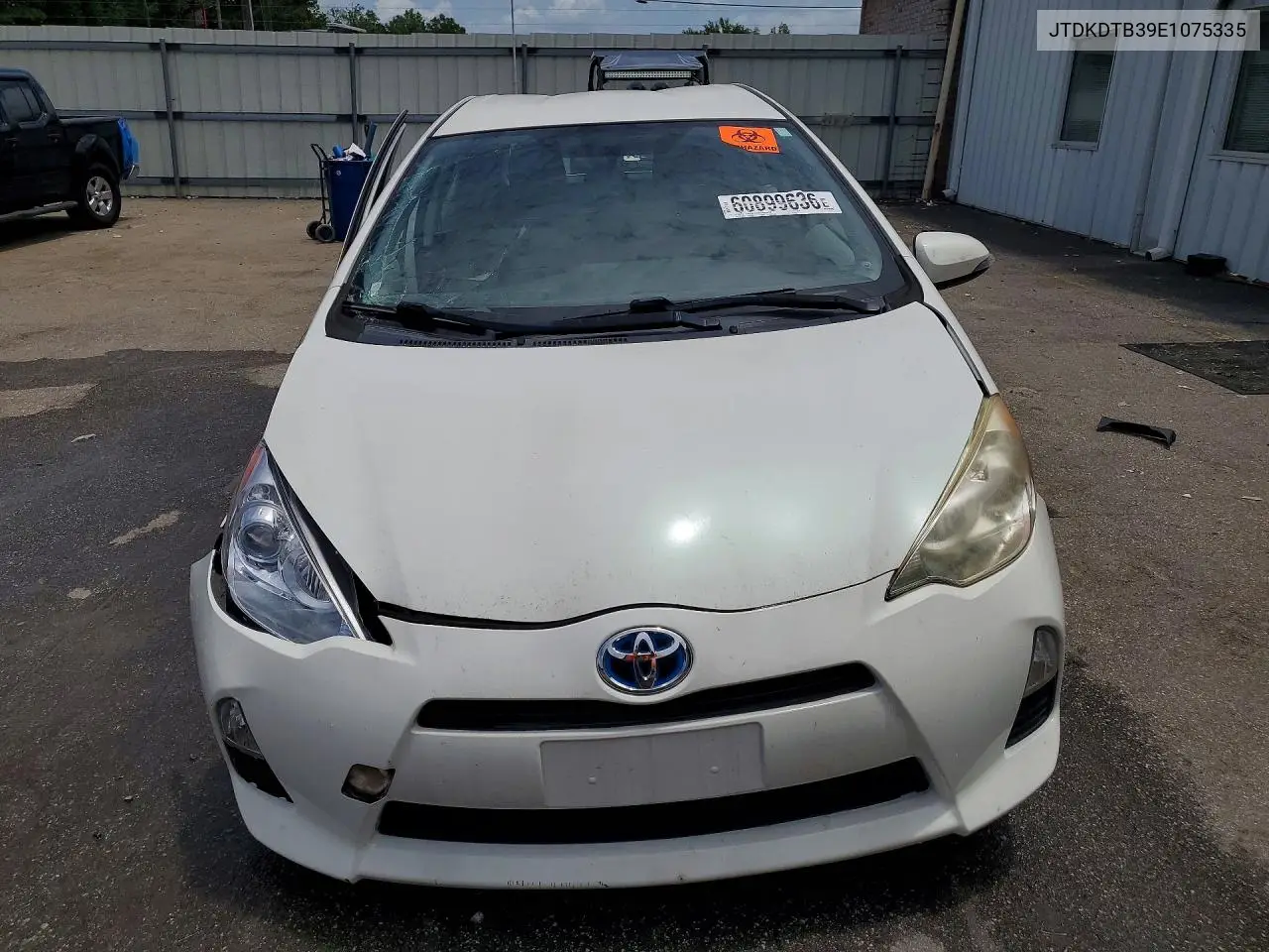 2014 Toyota Prius C Two VIN: JTDKDTB39E1075335 Lot: 60899636