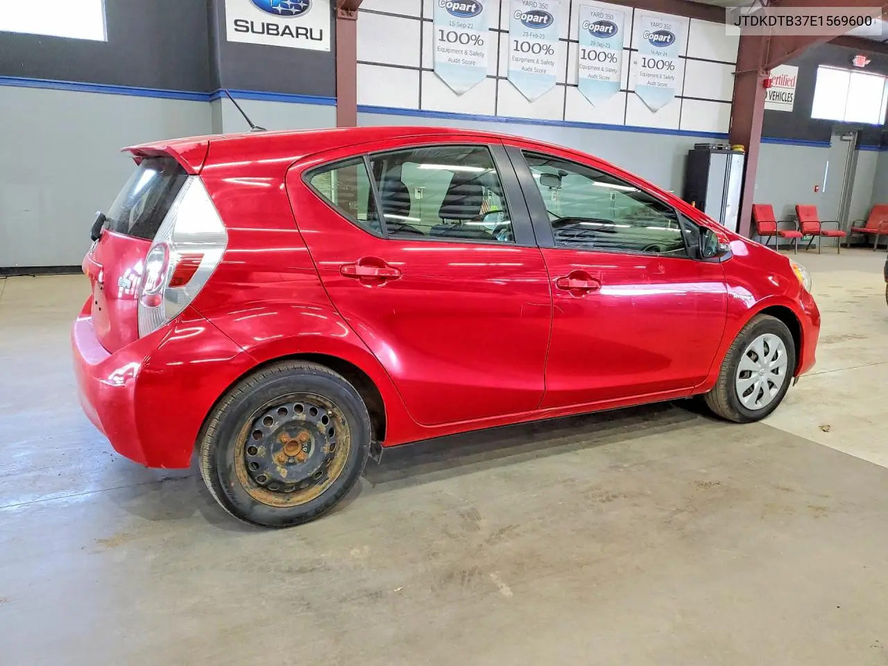 2014 Toyota Prius C Two VIN: JTDKDTB37E1569600 Lot: 60932006