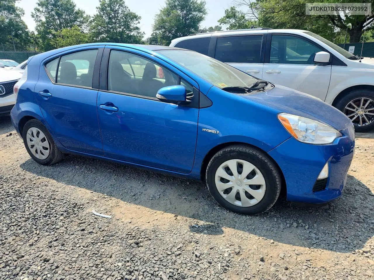 2014 Toyota Prius C Three VIN: JTDKDTB32E1073992 Lot: 61051186
