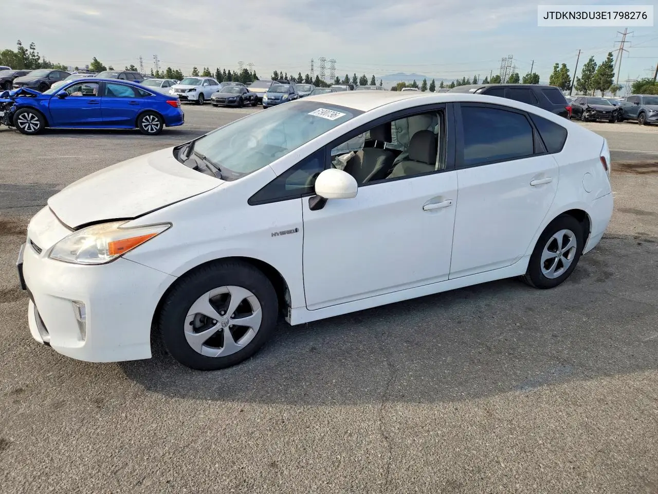 2014 Toyota Prius Two VIN: JTDKN3DU3E1798276 Lot: 61900796