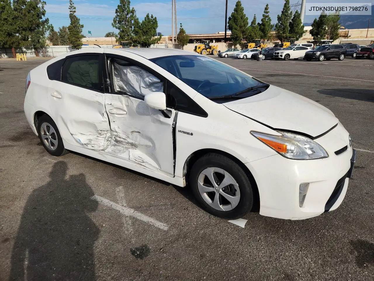 2014 Toyota Prius Two VIN: JTDKN3DU3E1798276 Lot: 61900796