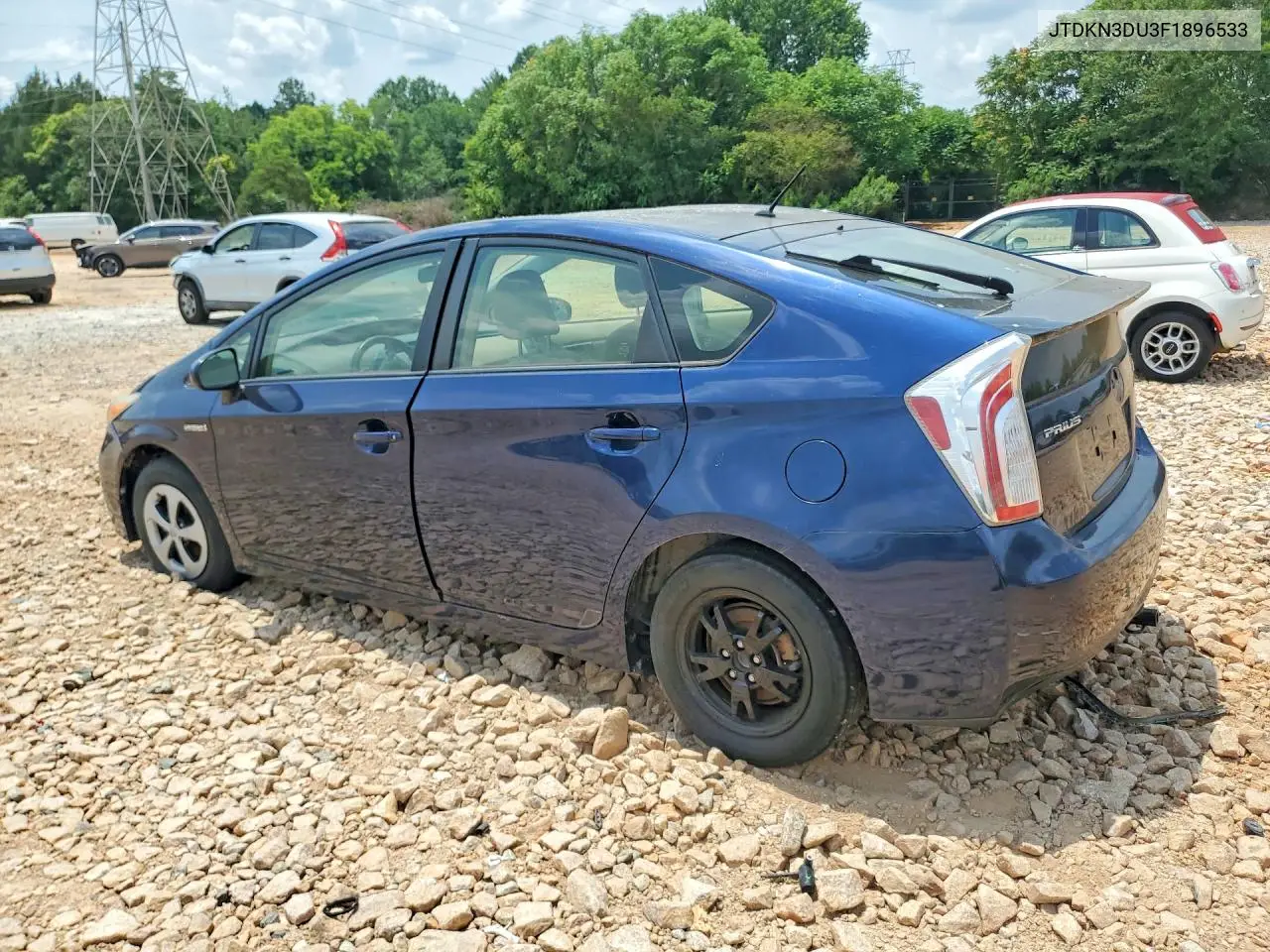 JTDKN3DU3F1896533 2015 Toyota Prius Two