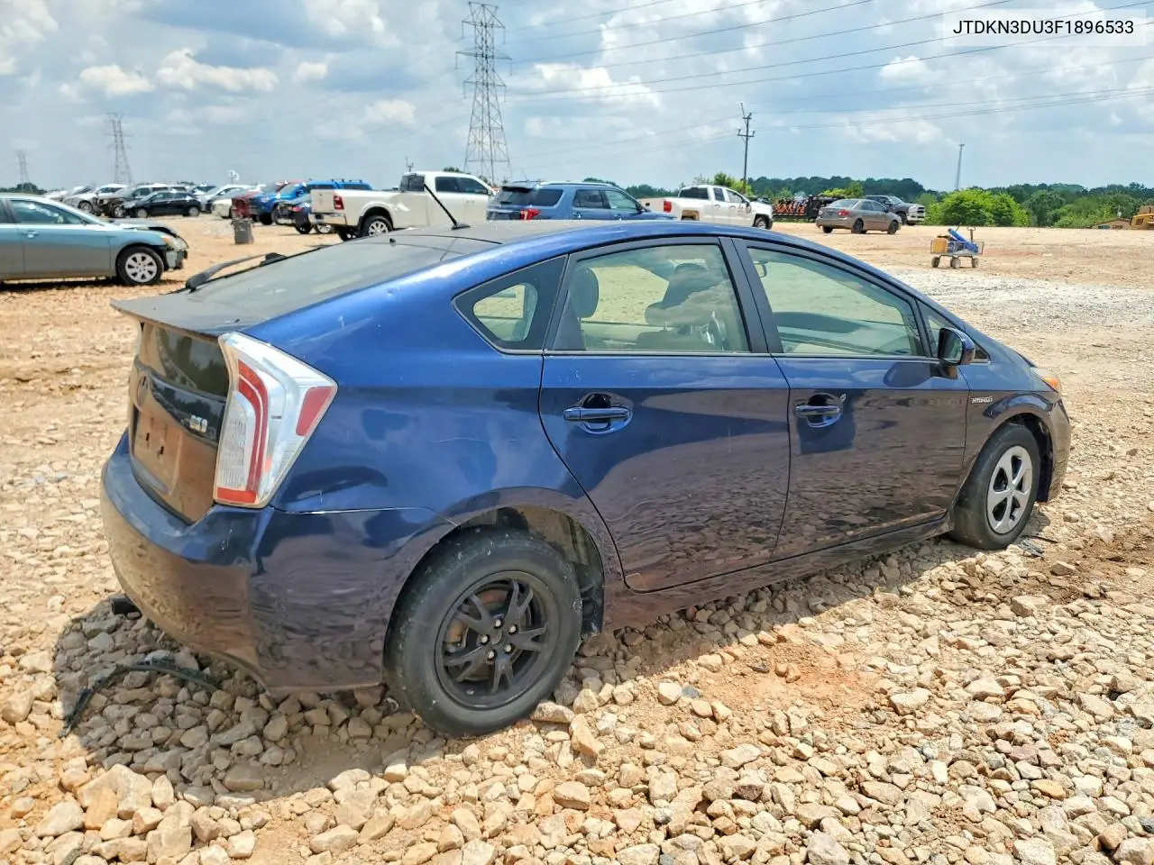 JTDKN3DU3F1896533 2015 Toyota Prius Two